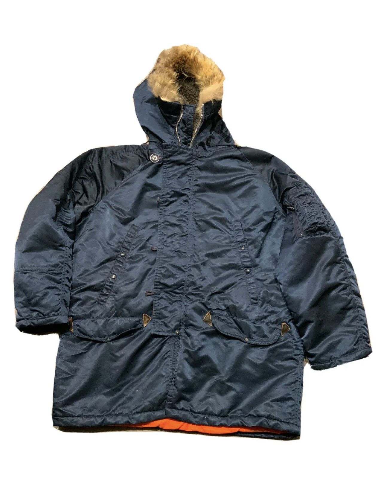 Spiewak × Vintage Golden Fleece N-3B USAF Flight Fur Snorkel