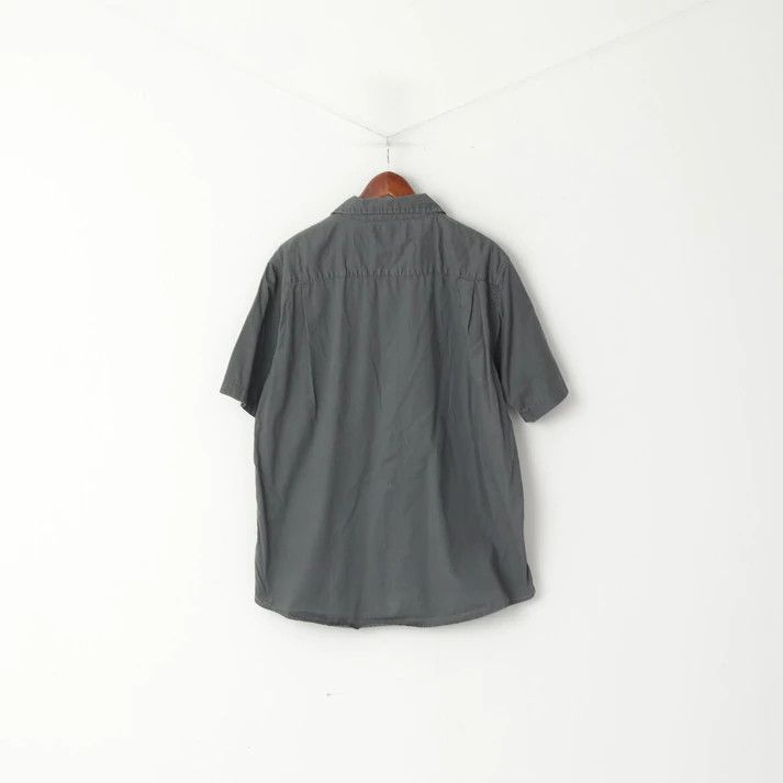 Wrangler Wrangler Men L Casual Shirt Grey Cotton Vintage 0441 Size US L / EU 52-54 / 3 - 6 Thumbnail
