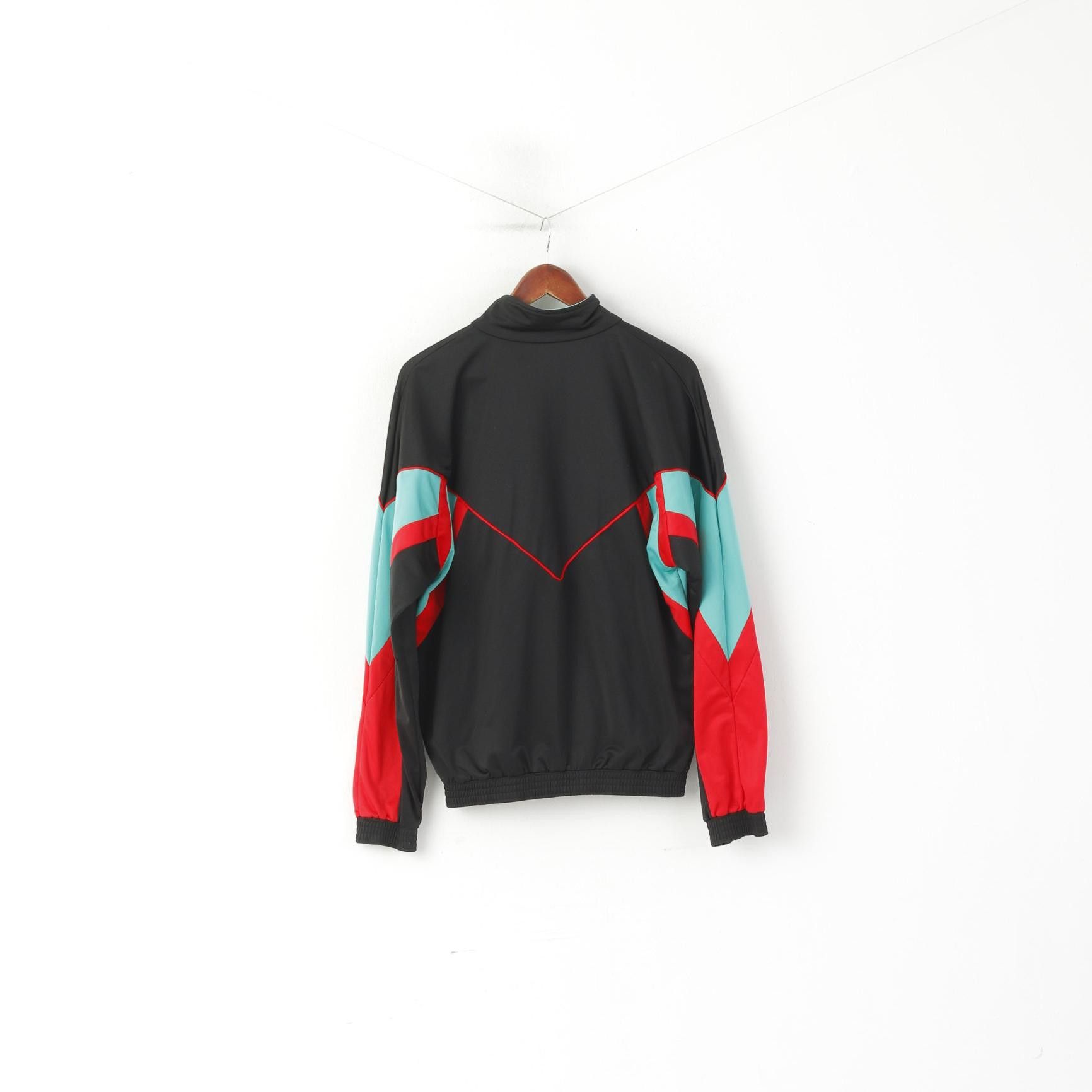 Vintage Sports Team Men 48/50 M Swetashirt Black Shiny Retro 0477 Size US M / EU 48-50 / 2 - 6 Thumbnail