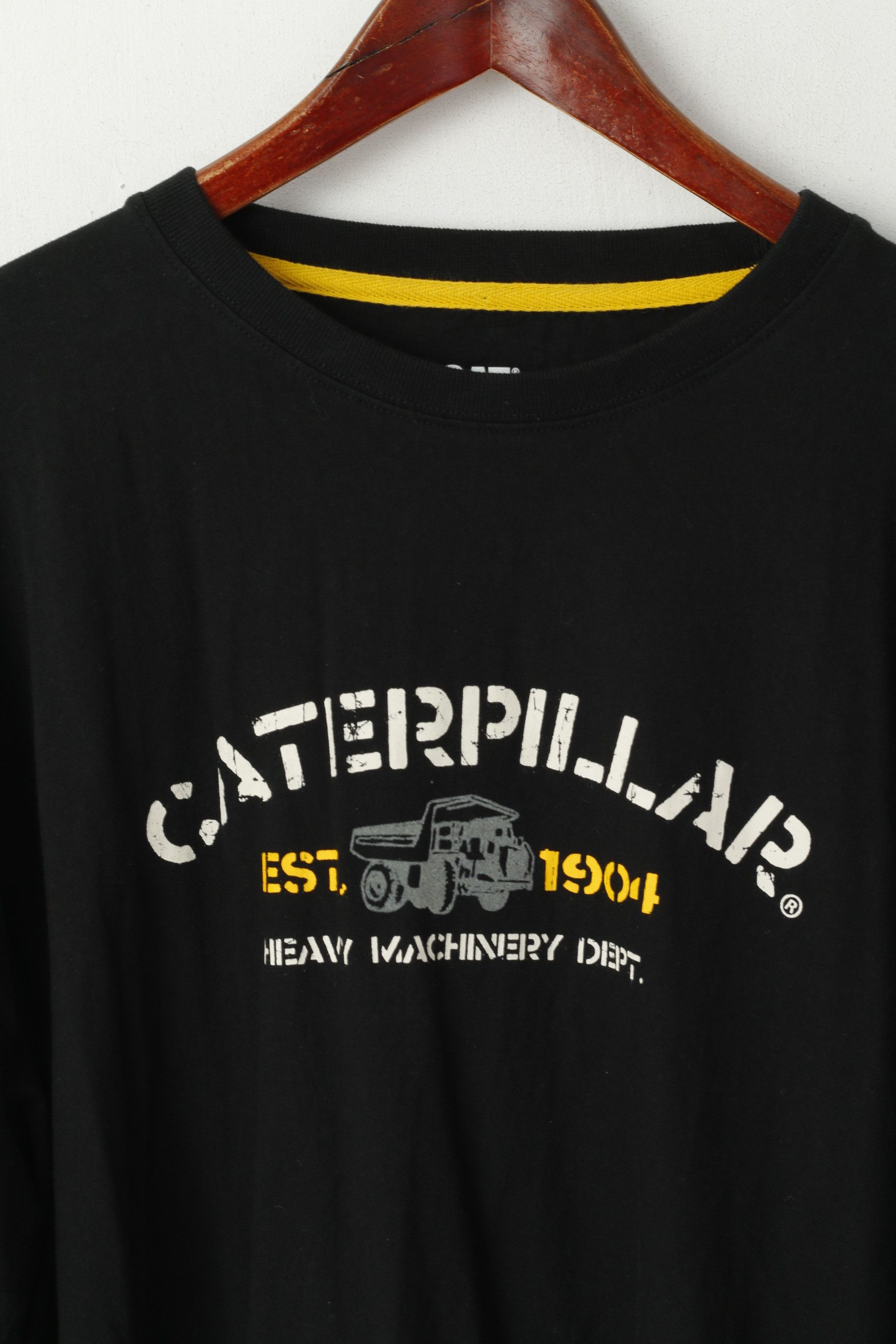 Caterpillar Caterpillar Cat Men 2XL Shirt Long Sleeve Black 0483 Size US XXL / EU 58 / 5 - 3 Thumbnail