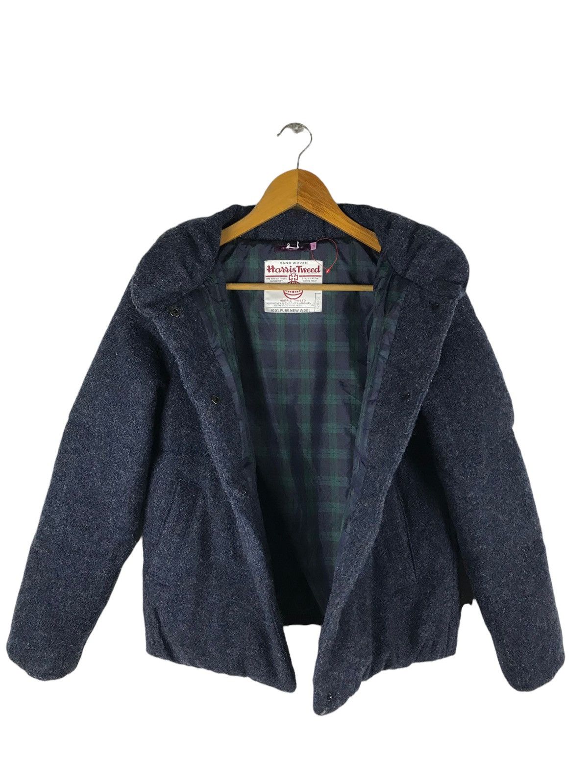 🔥SALE🔥HARRIS TWEED DOWN WOOL JACKET