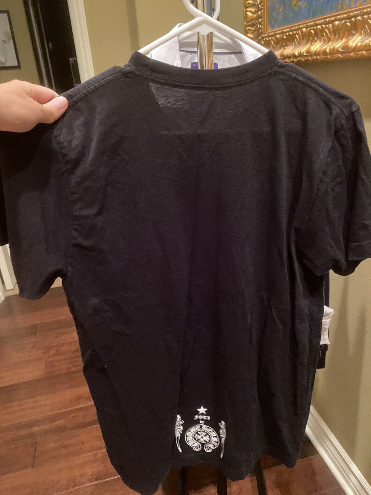 Chrome Hearts Black CH Foti Skippy Keyhole Short Sleeve Shirt Size US S / EU 44-46 / 1 - 3 Thumbnail