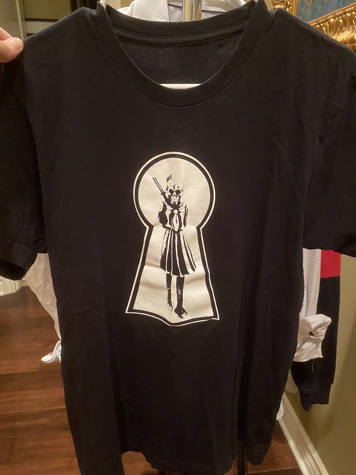 Chrome Hearts クロムハーツ Foti Skippy Keyhole L/S Tシャツ Chrome Hearts Black CH Foti Skippy Keyhole Short Sleeve
