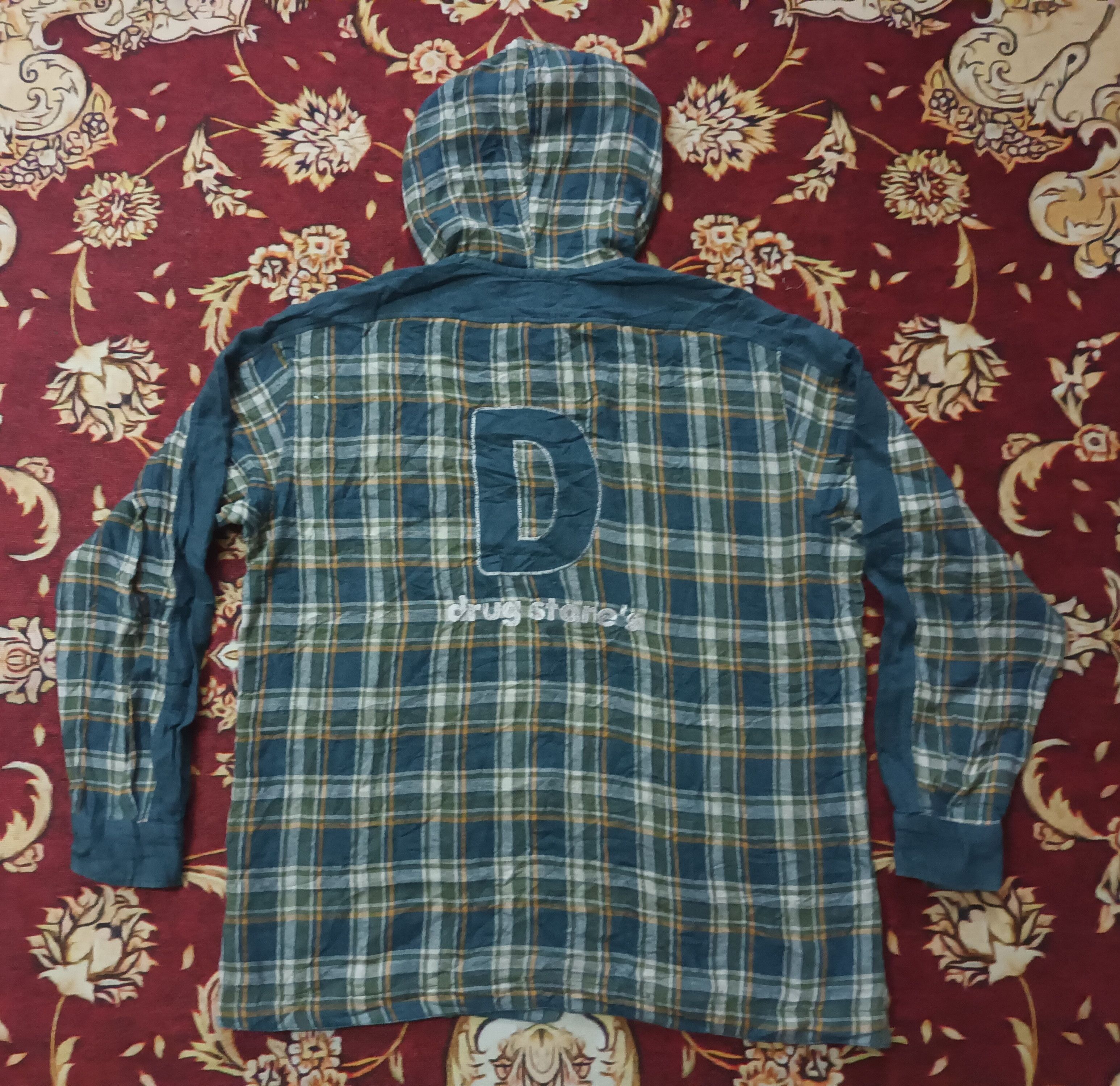 🔥 Drug Store's Button Up Shirt Hoodie 🔥