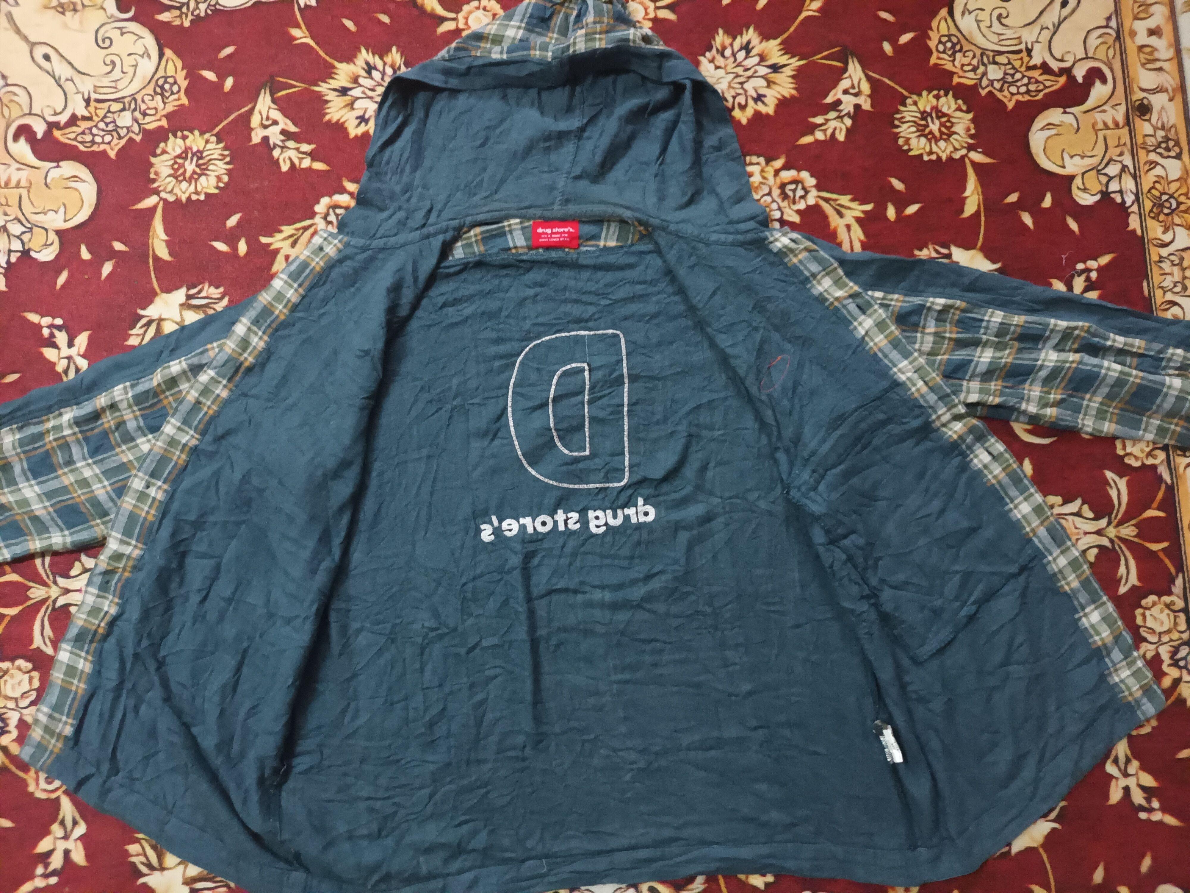 🔥 Drug Store's Button Up Shirt Hoodie 🔥