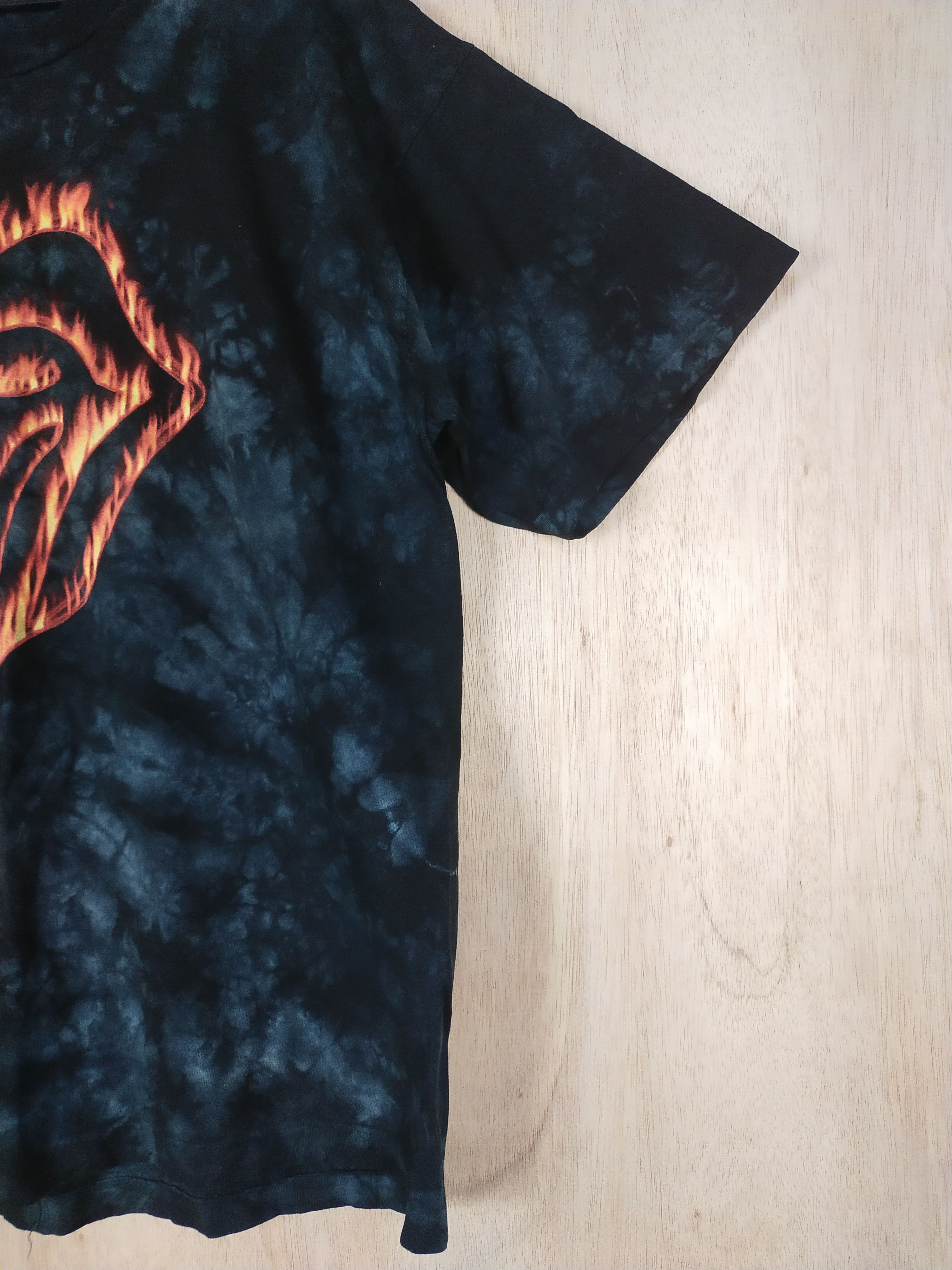 The Rolling Stones DL The Rolling Stone sundog vintage black acidwash tee #2765 Size US M / EU 48-50 / 2 - 5 Thumbnail