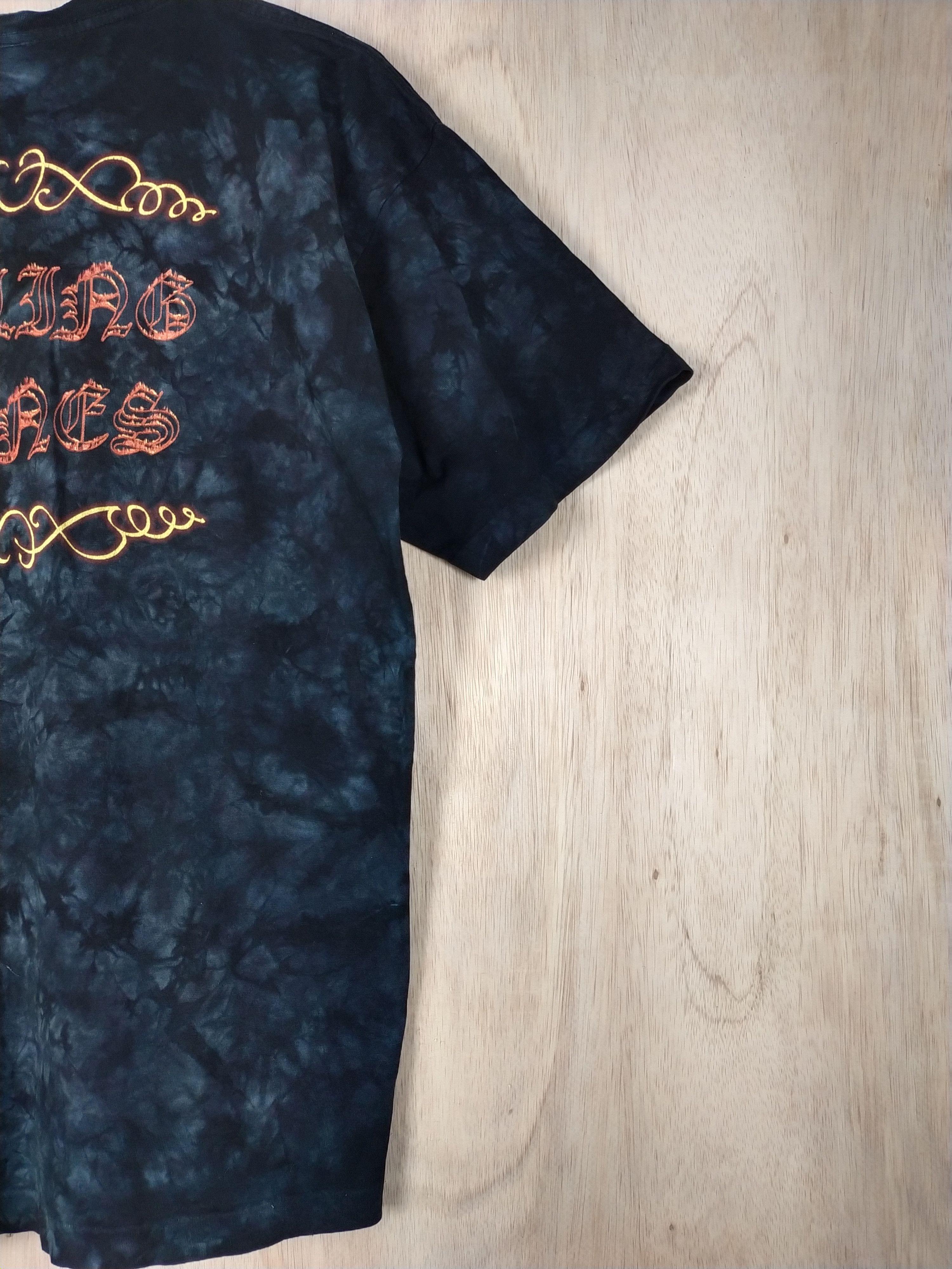 The Rolling Stones DL The Rolling Stone sundog vintage black acidwash tee #2765 Size US M / EU 48-50 / 2 - 11 Thumbnail