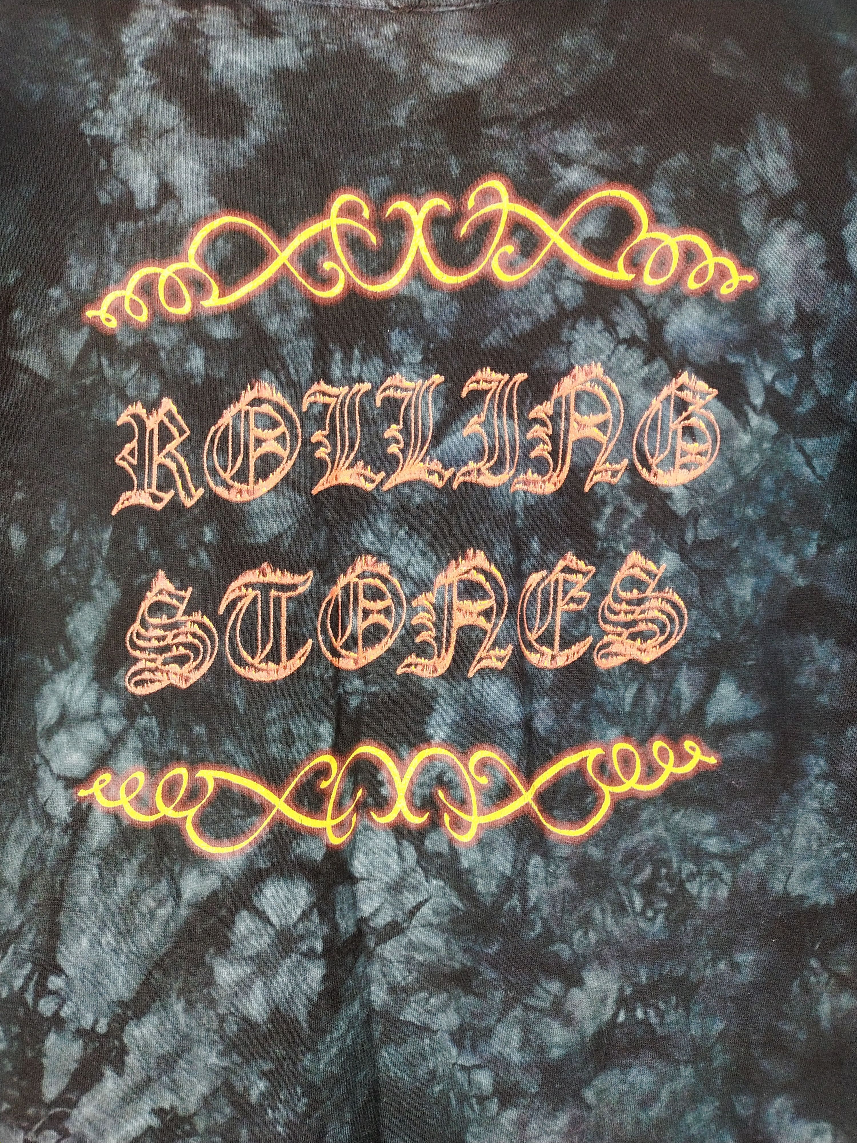 The Rolling Stones DL The Rolling Stone sundog vintage black acidwash tee #2765 Size US M / EU 48-50 / 2 - 9 Thumbnail