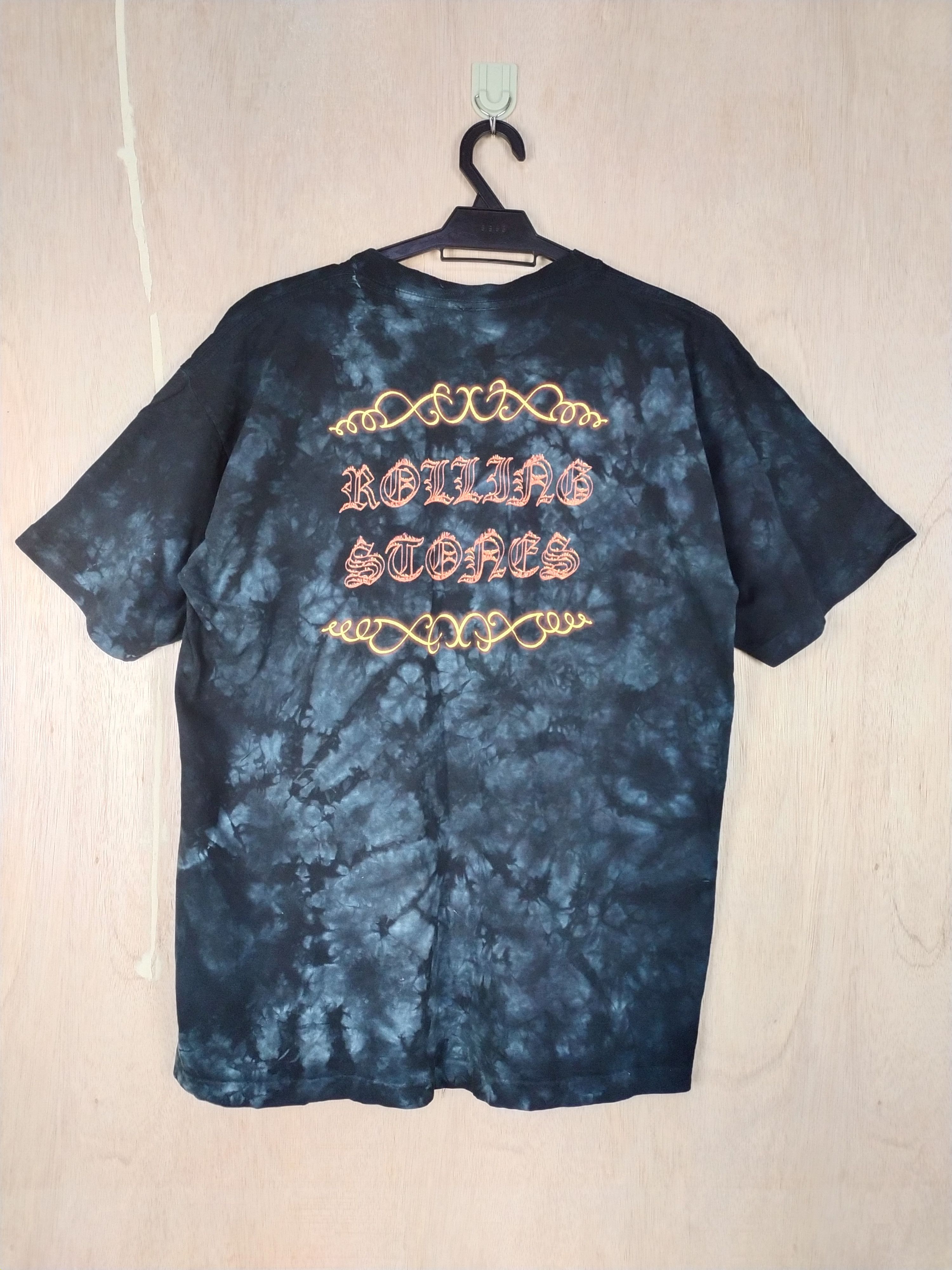 The Rolling Stones DL The Rolling Stone sundog vintage black acidwash tee #2765 Size US M / EU 48-50 / 2 - 8 Thumbnail