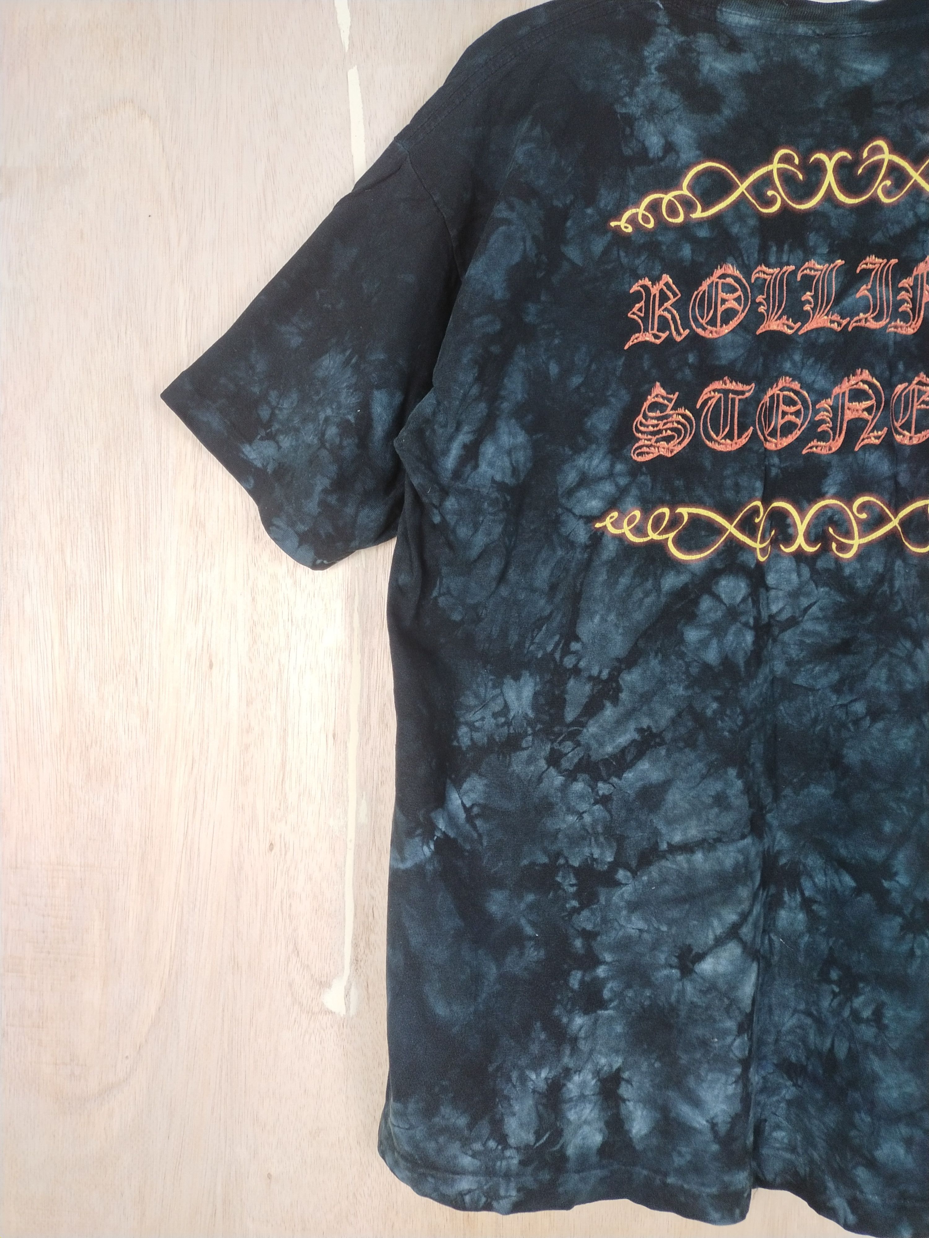 The Rolling Stones DL The Rolling Stone sundog vintage black acidwash tee #2765 Size US M / EU 48-50 / 2 - 10 Thumbnail