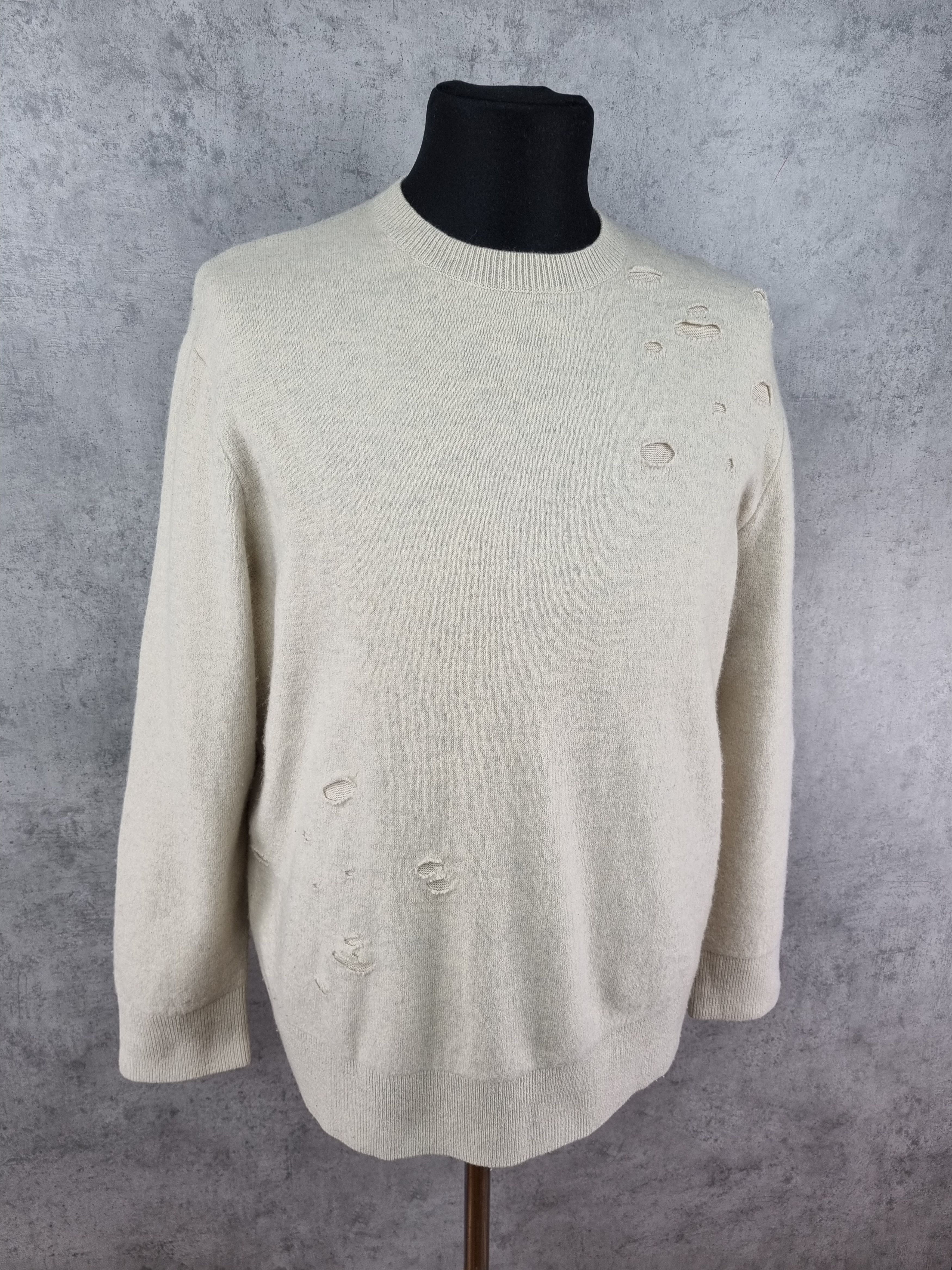 Allsaints Rare Allsaints ripped design wool/nylon sweater Size US M / EU 48-50 / 2 - 4 Thumbnail
