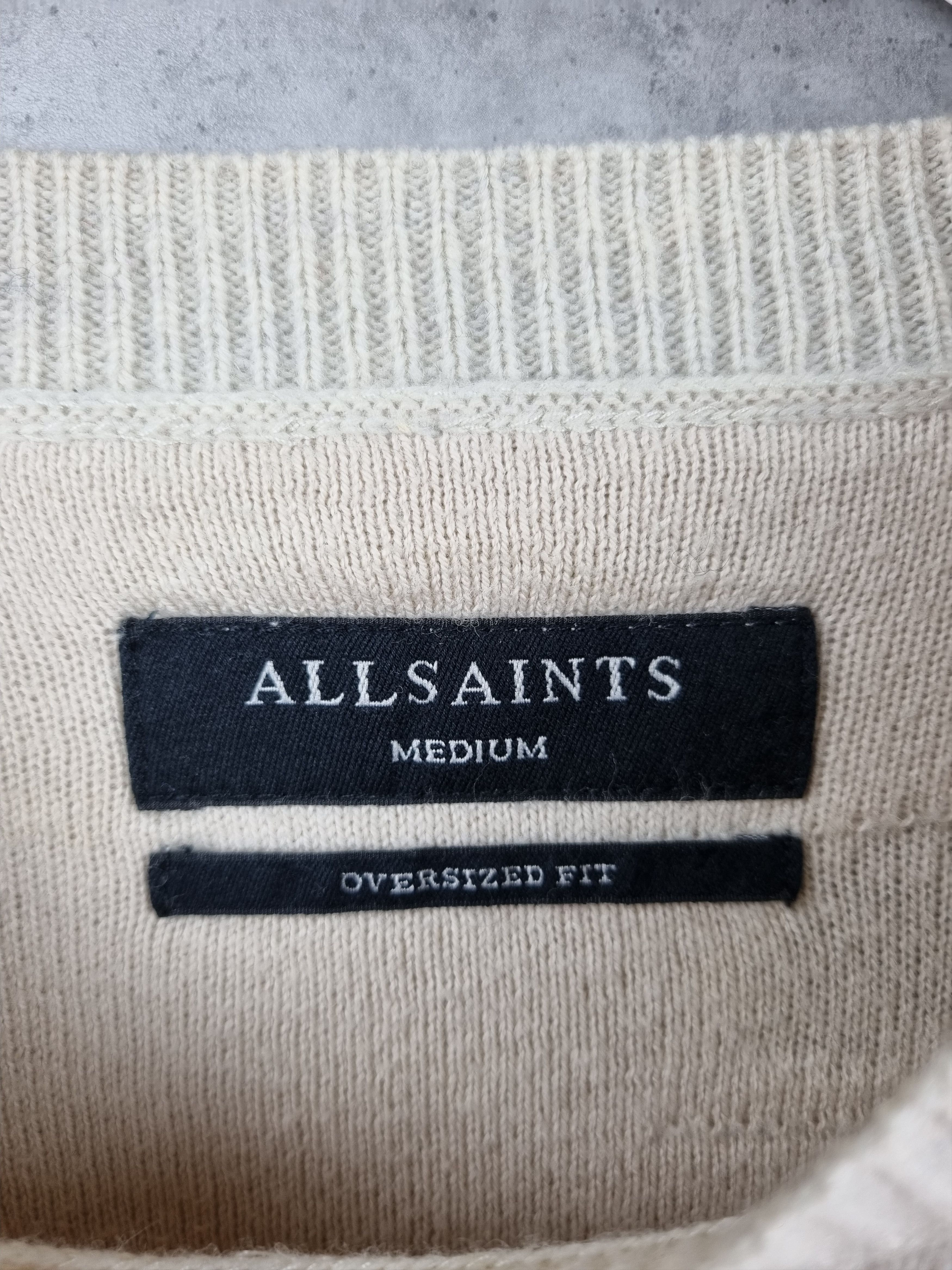 Allsaints Rare Allsaints ripped design wool/nylon sweater Size US M / EU 48-50 / 2 - 3 Thumbnail