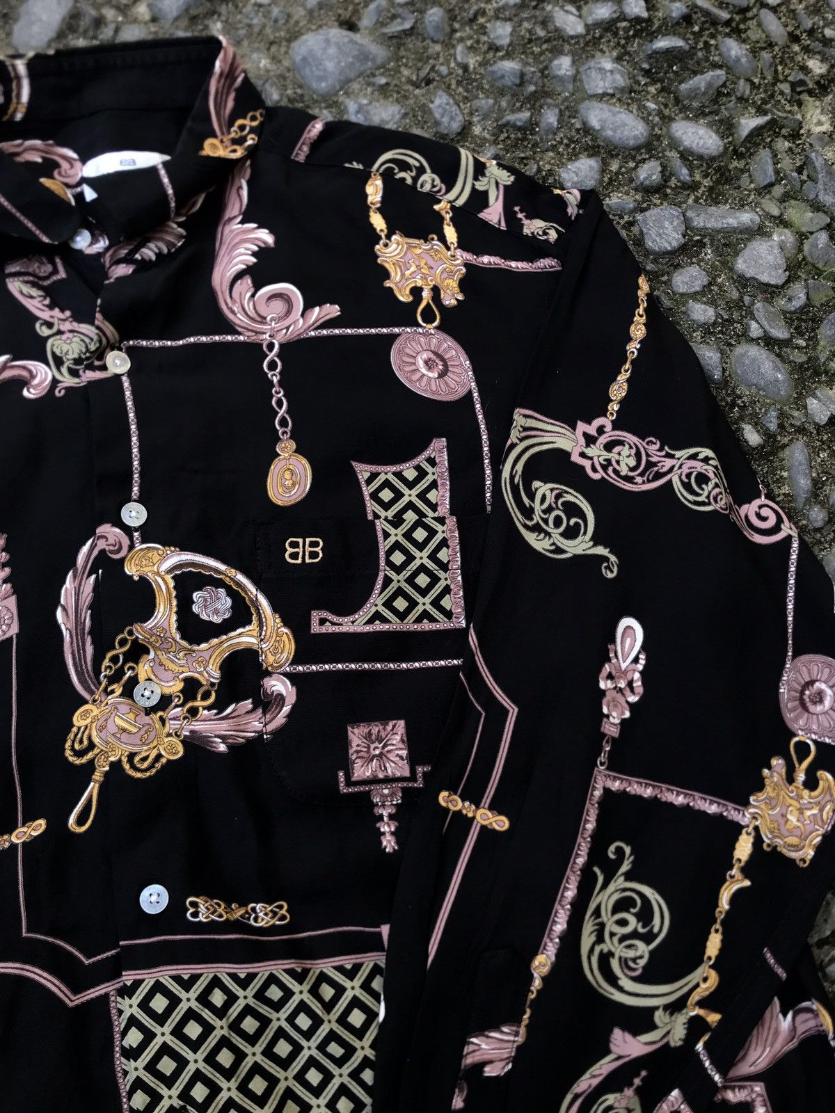 Balenciaga LAST DROP !!! Vintage BALENCIAGA silk shirts Size US XL / EU 56 / 4 - 3 Thumbnail