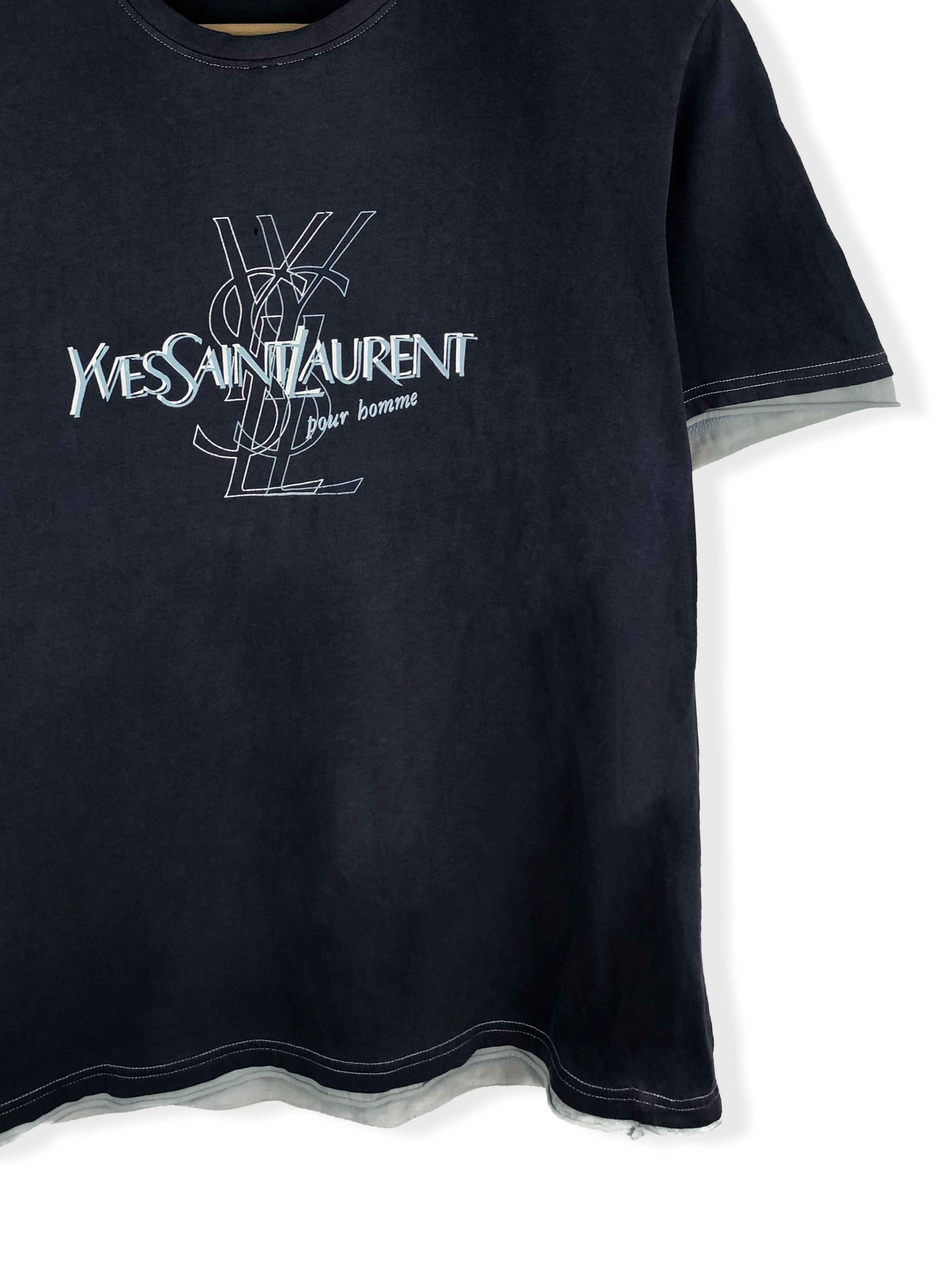 SAINT LAURENT - Men Round Neck T-shirt – Atelier New York