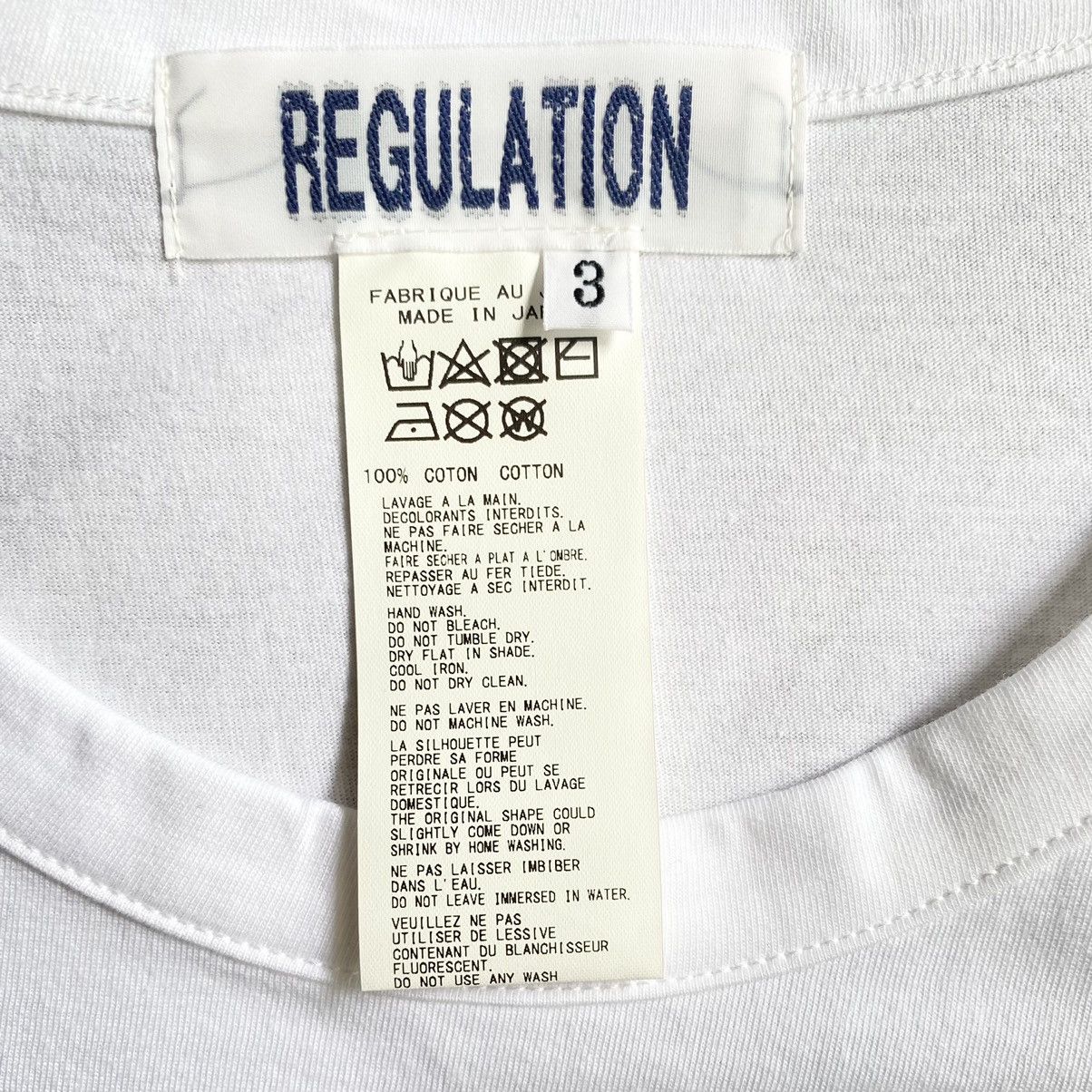 Yohji Yamamoto Yohji Yamamoto Regulation Logo T Shirt FitM/L Size US M / EU 48-50 / 2 - 5 Thumbnail