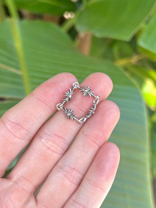 Chrome Hearts Sapphire Tiny E Cross Ring main image 0