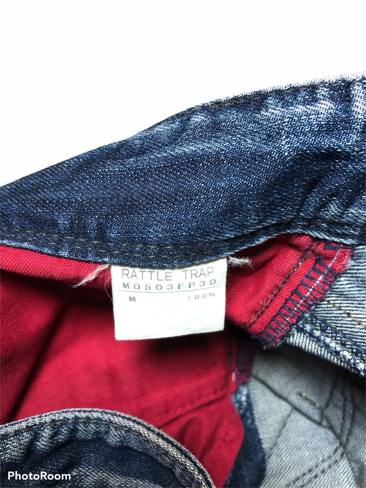 Japanese Brand ⚡️FLARED⚡️RATTLE TRAP DISTRESSED FLARE DENIM Size US 32 / EU 48 - 7 Thumbnail