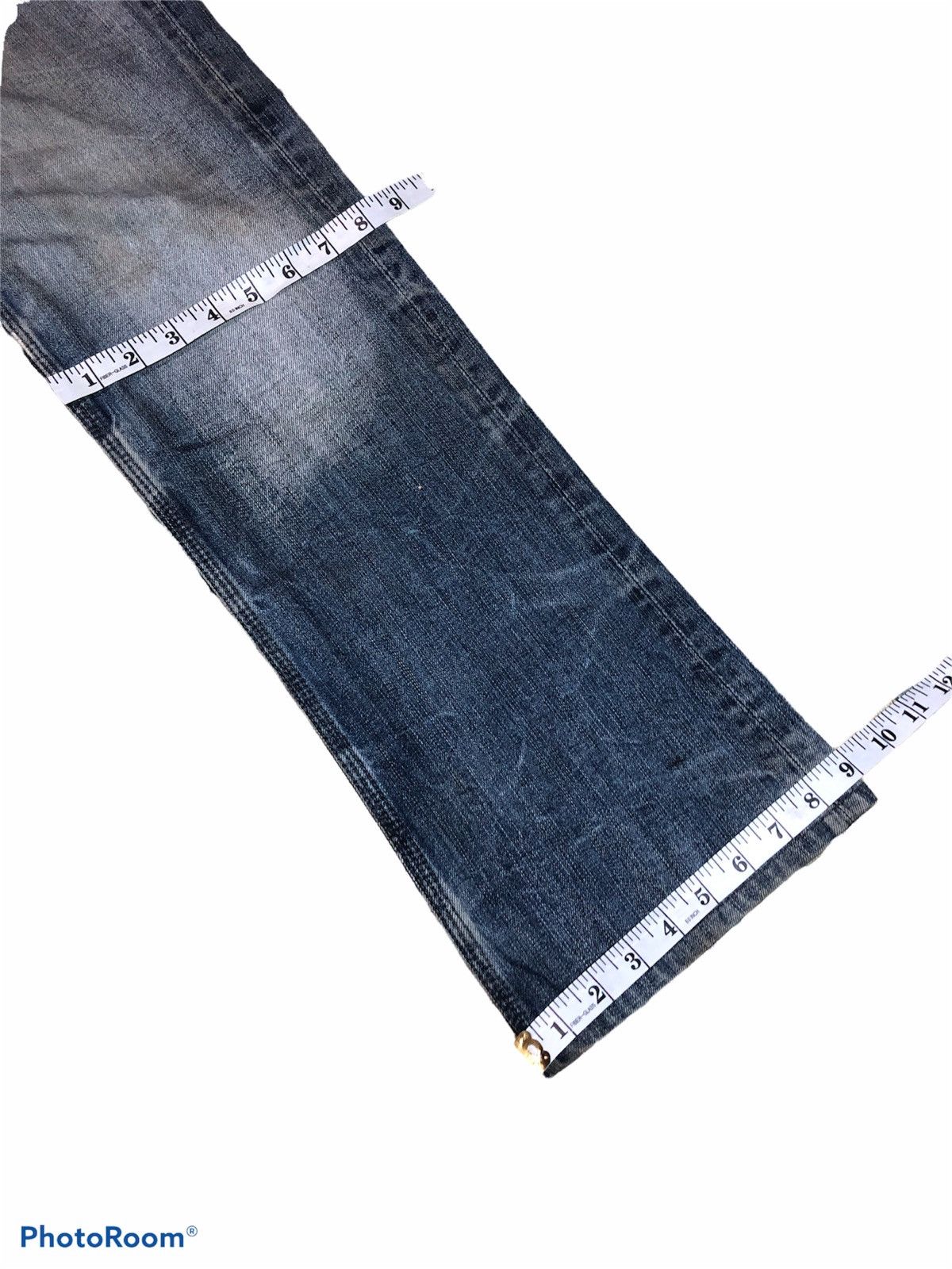 Japanese Brand ⚡️FLARED⚡️RATTLE TRAP DISTRESSED FLARE DENIM Size US 32 / EU 48 - 11 Thumbnail