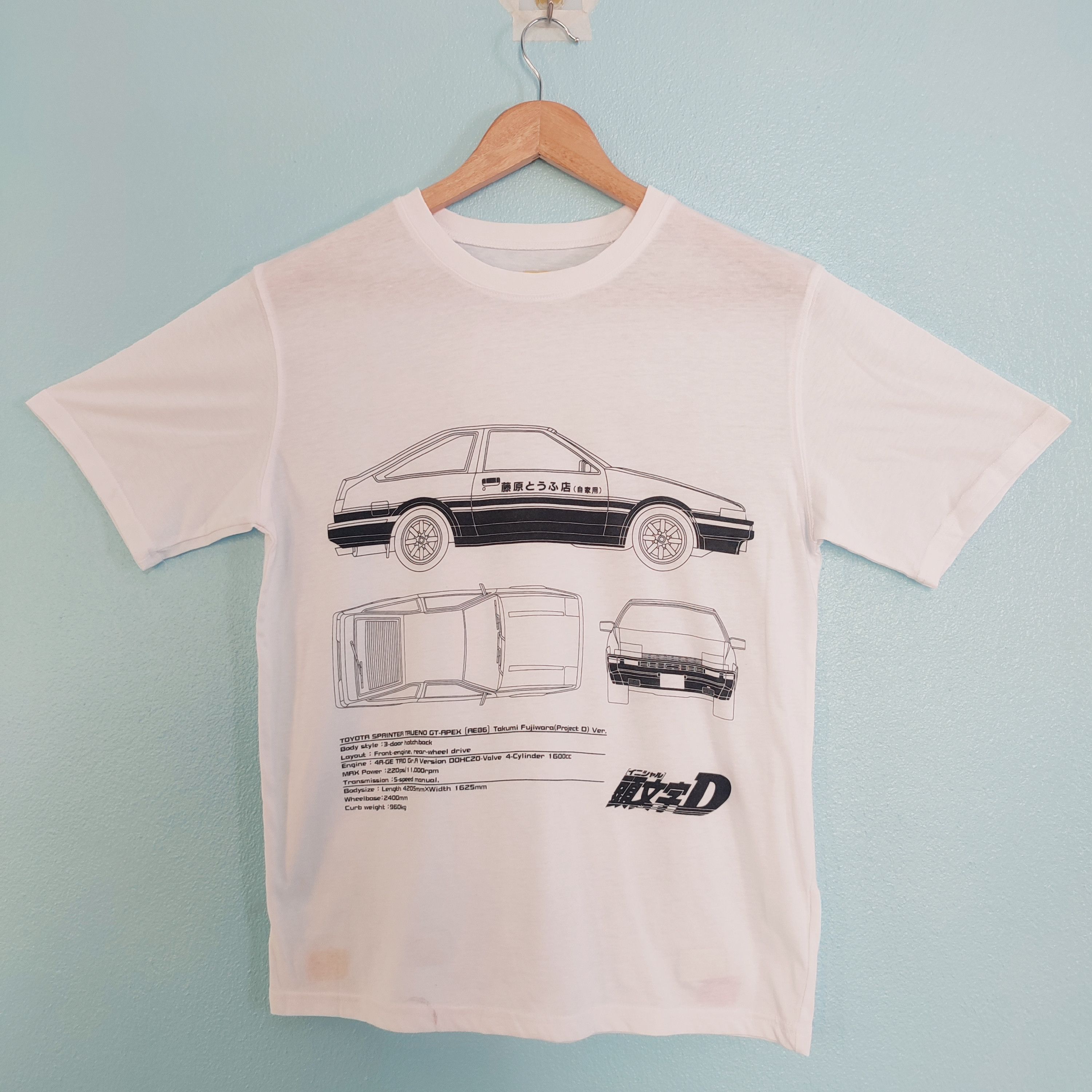 Japanese Brand INITIAL D Japanese Anime Series Tshirt Size US M / EU 48-50 / 2 - 1 Thumbnail