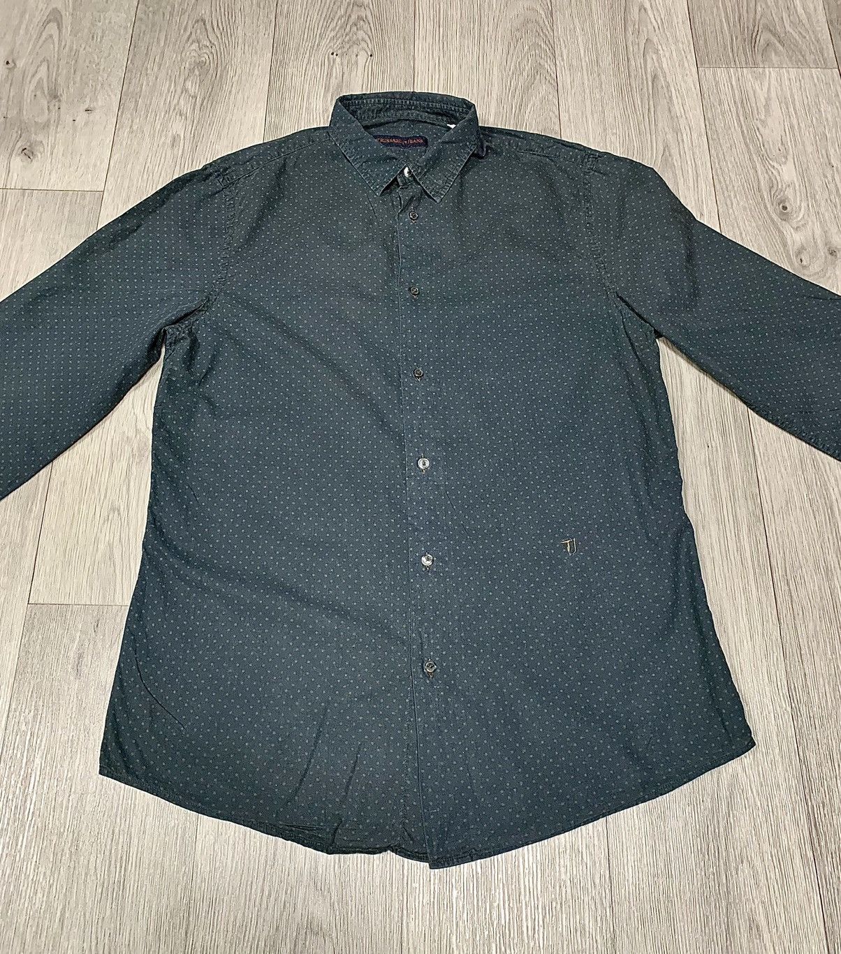Trussardi Trussardi vintage casual long sleeve shirt Size US M / EU 48-50 / 2 - 2 Thumbnail