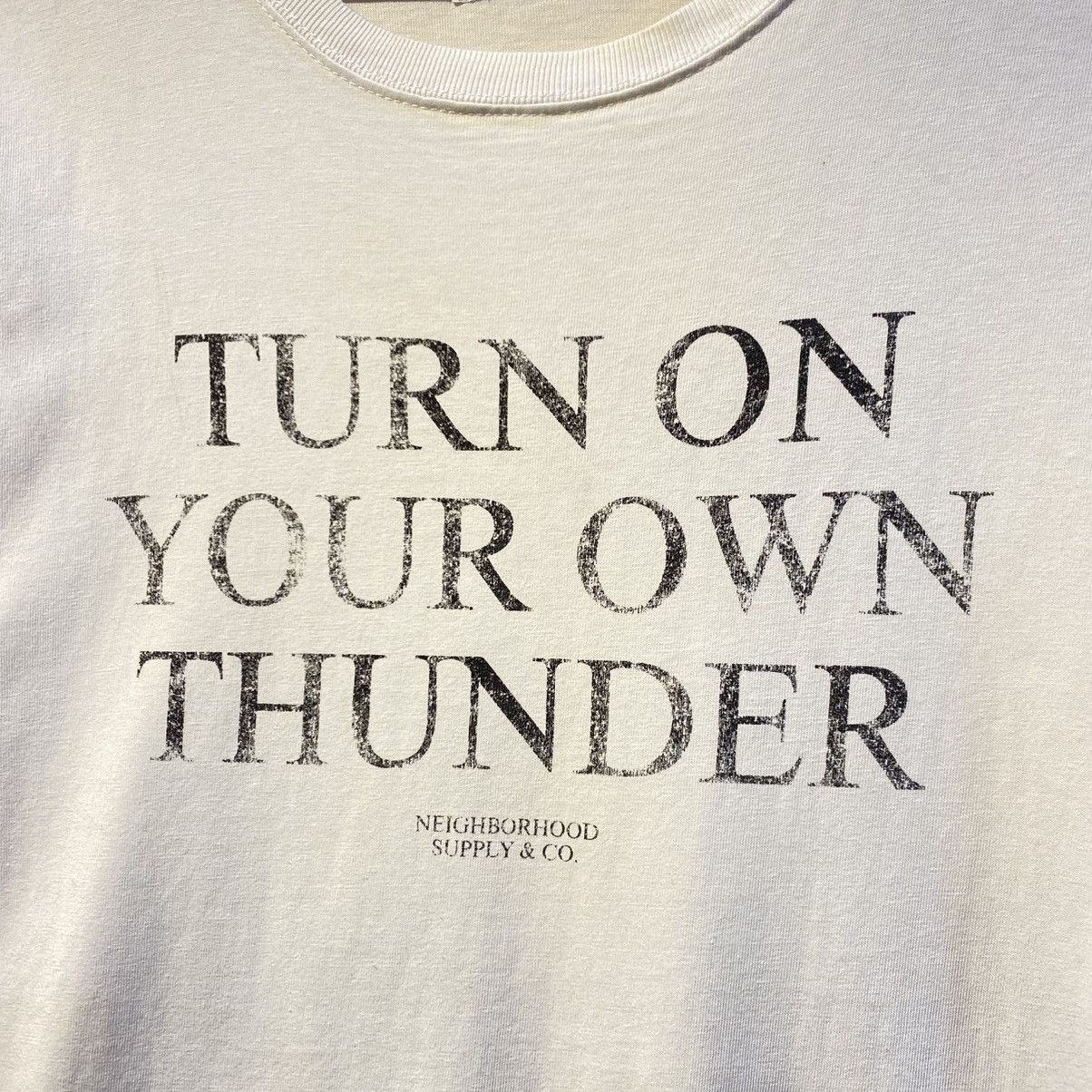 Japanese Brand × Neighborhood Neighborhood “Turn On Your Own Thunder” Japanese Brand Tee Size US M / EU 48-50 / 2 - 3 Thumbnail