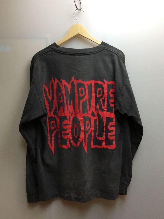 Saint Michael Vampire People Distressed Long Sleeve T-Shirt | Grailed