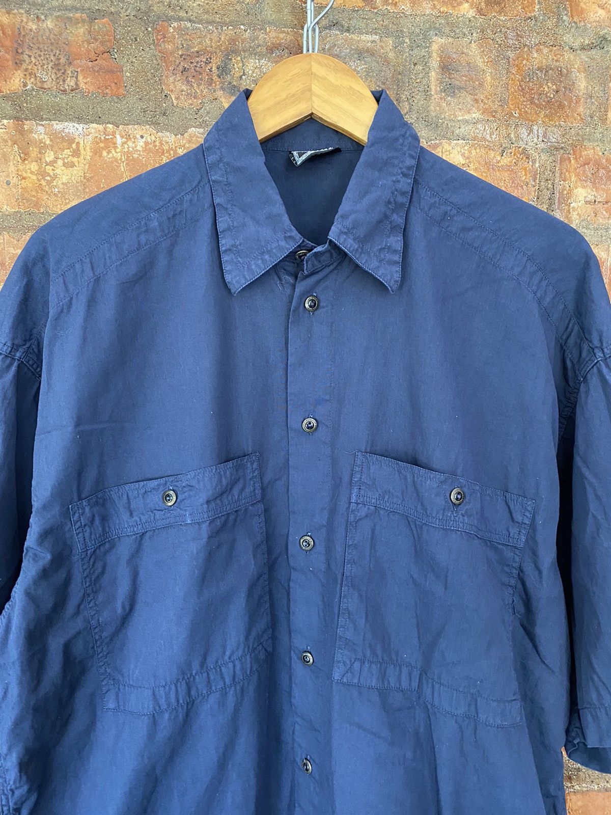 Versace Jeans Couture 90s Versace double pocket light shirt Size US L / EU 52-54 / 3 - 3 Thumbnail