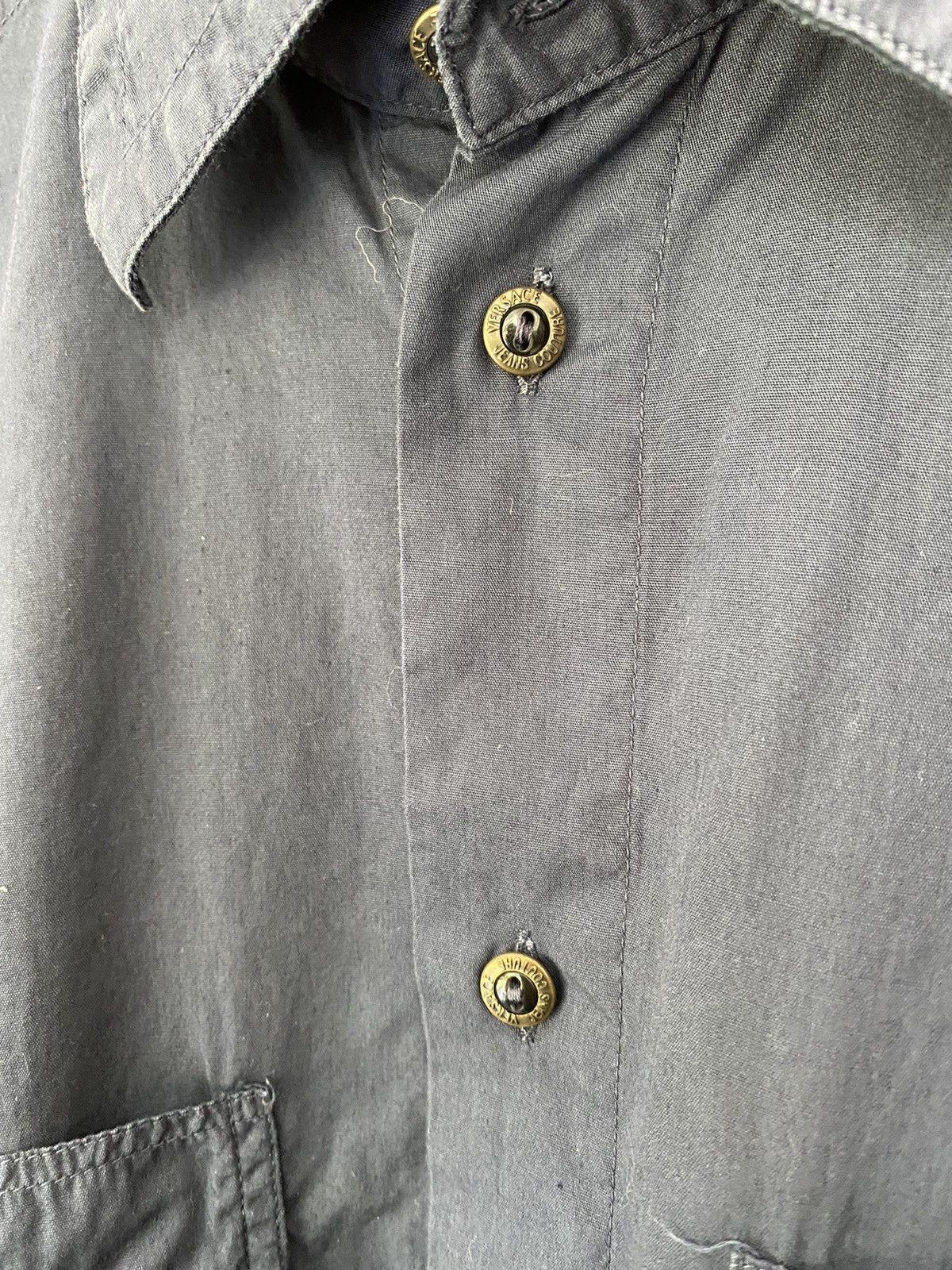 Versace Jeans Couture 90s Versace double pocket light shirt Size US L / EU 52-54 / 3 - 5 Thumbnail