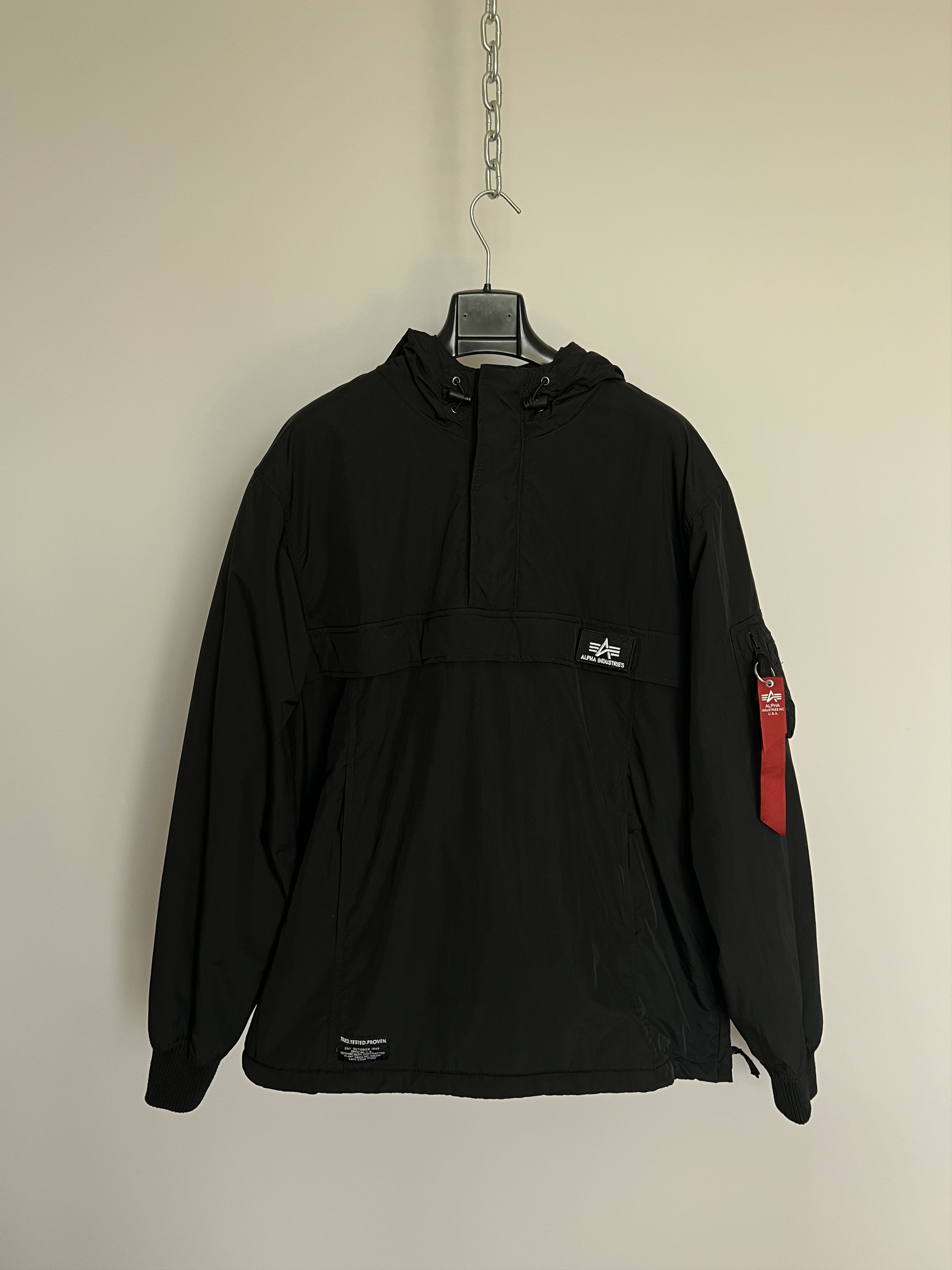 Alpha Industries Alpha Industries WP Anorak REP Black SizeXL Clothing Casual Size US XL / EU 56 / 4 - 1 Thumbnail
