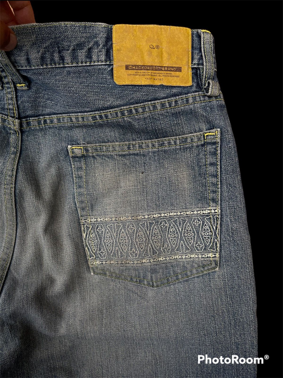 Distress 🔥 Japan Made🇯🇵Baggy Denim MackDaddy