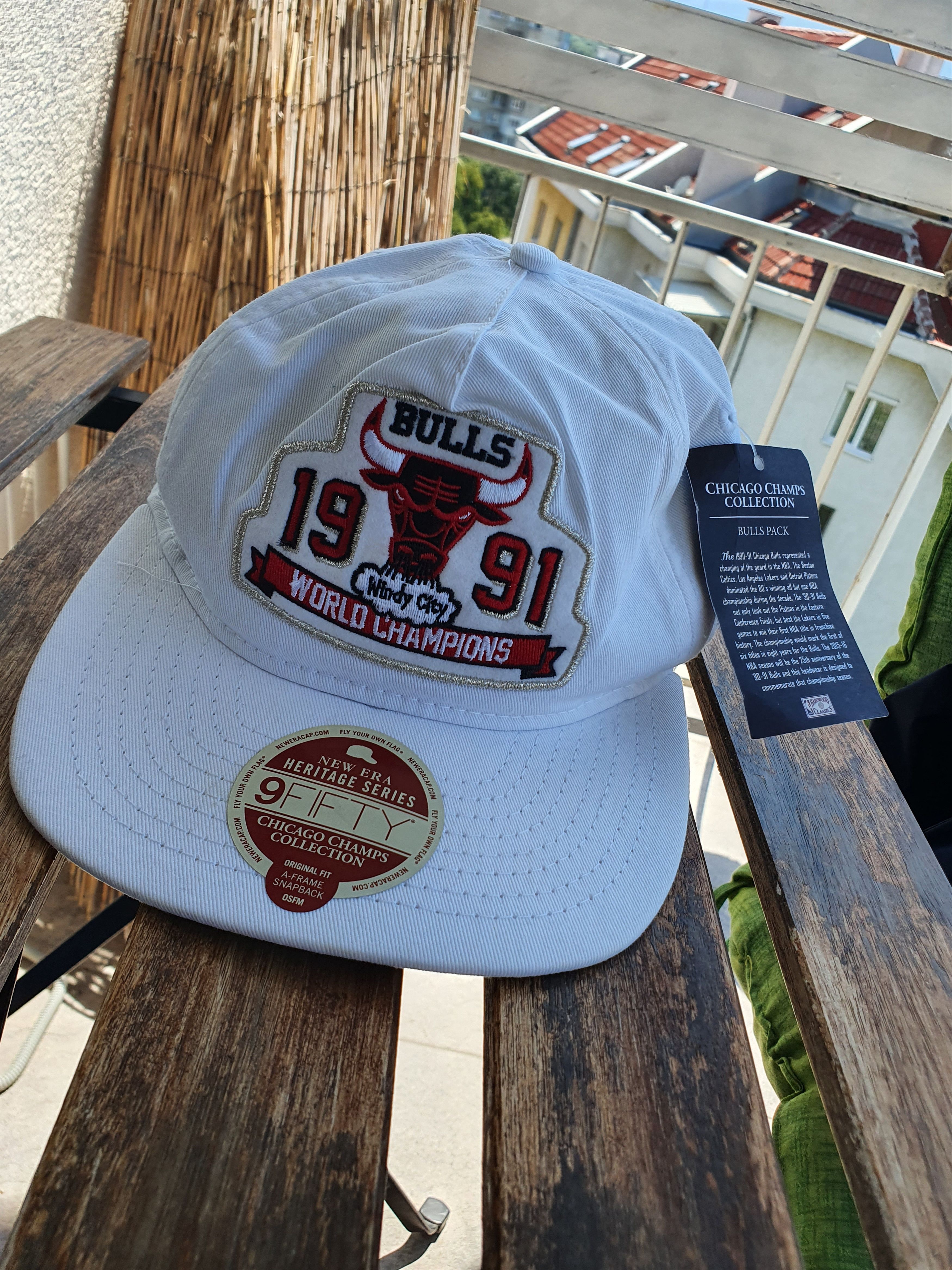 NBA × New Era Chicago Bulls 1991 Champions New Era Heritage Series hat Size ONE SIZE - 1 Thumbnail