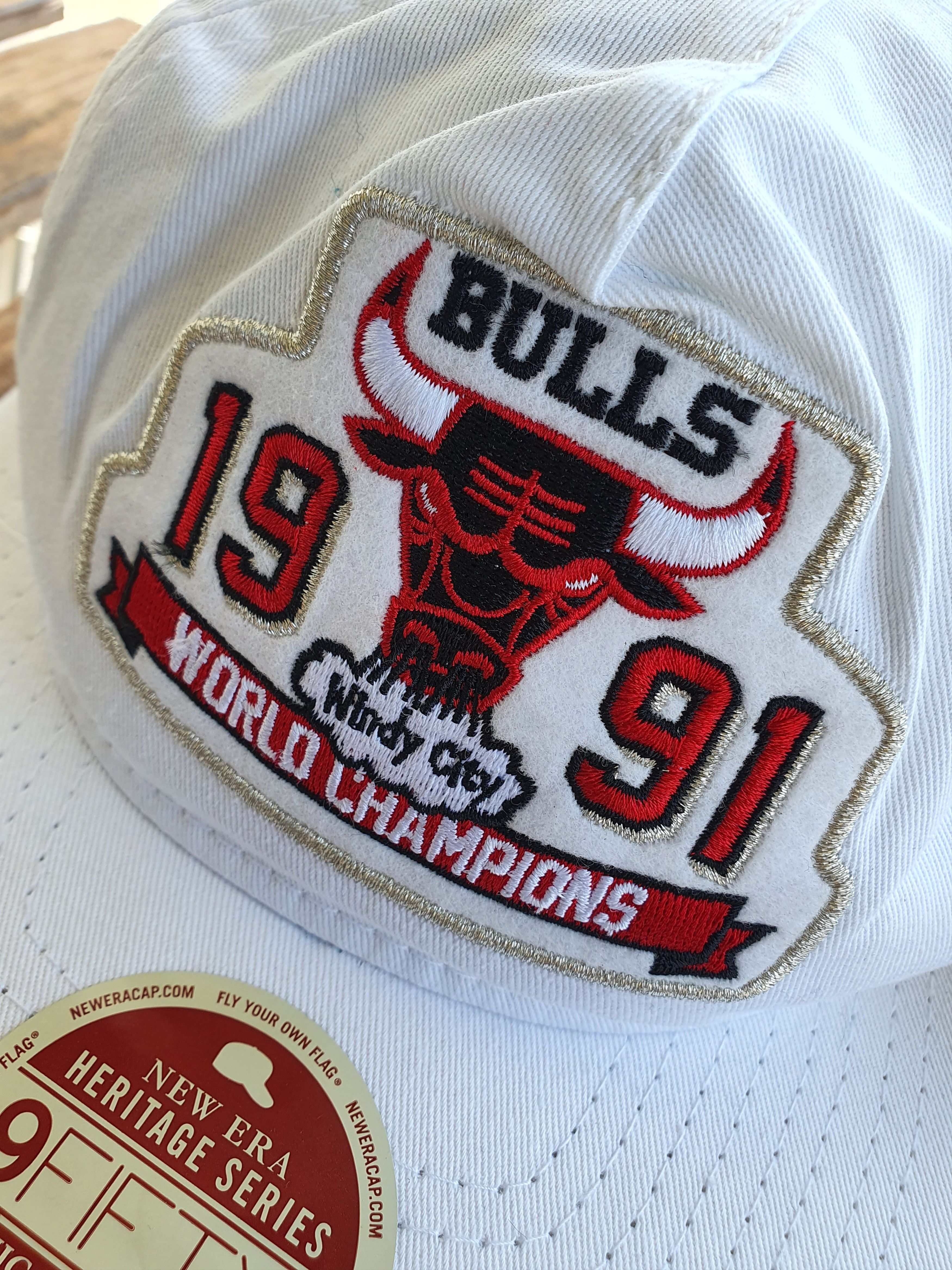 NBA × New Era Chicago Bulls 1991 Champions New Era Heritage Series hat Size ONE SIZE - 5 Thumbnail