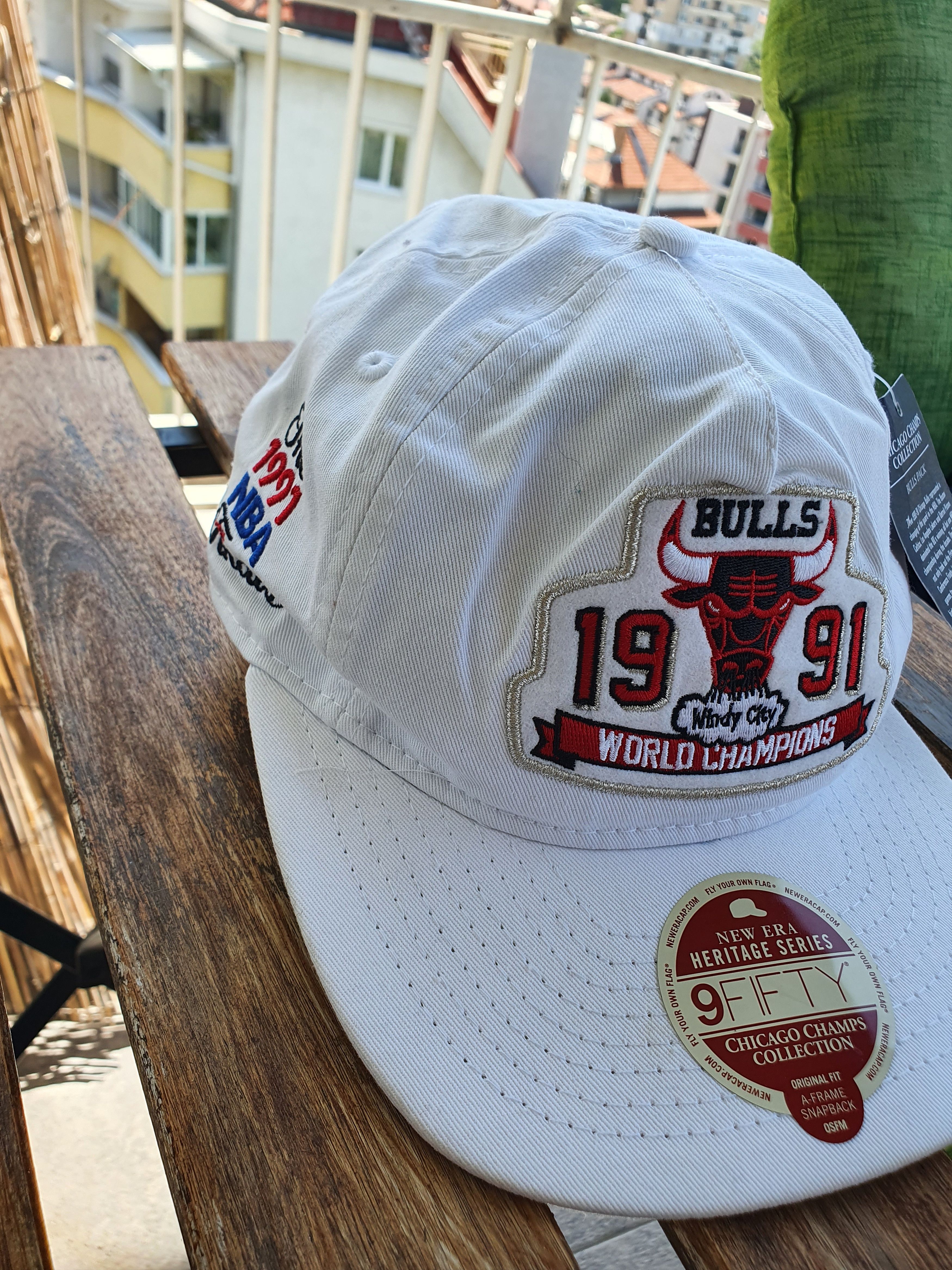 NBA × New Era Chicago Bulls 1991 Champions New Era Heritage Series hat Size ONE SIZE - 2 Thumbnail