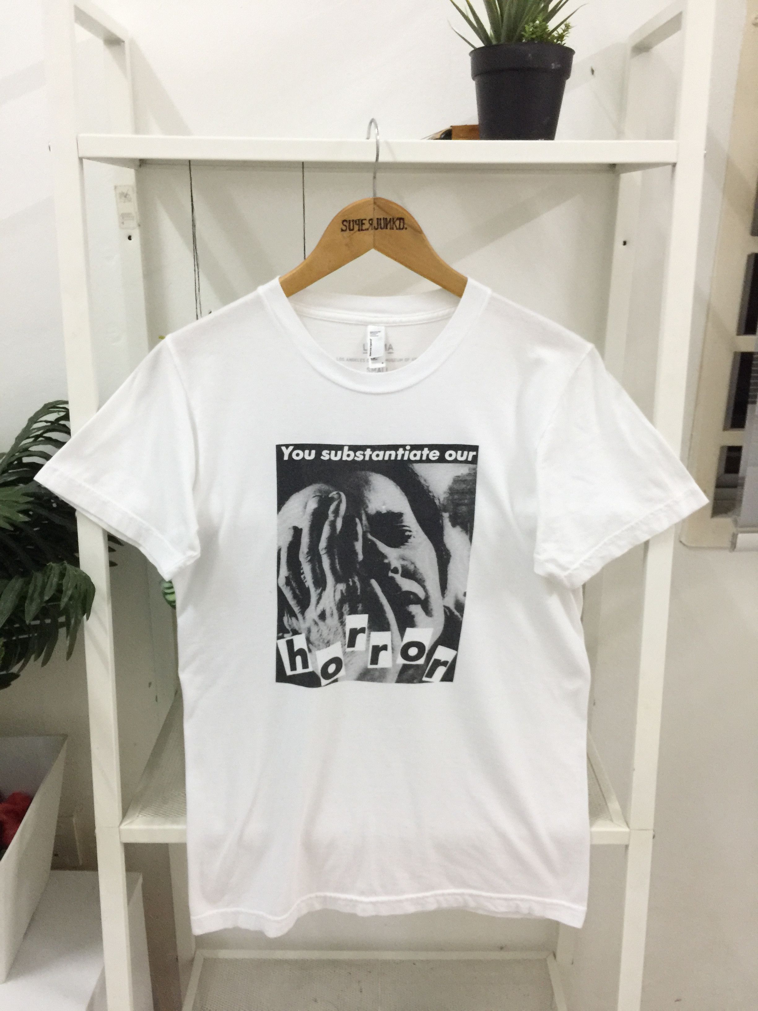 Barbara Kruger × Vintage Vintage BARBARA KRUGER Your Body Is A Battleground Tee Shirt