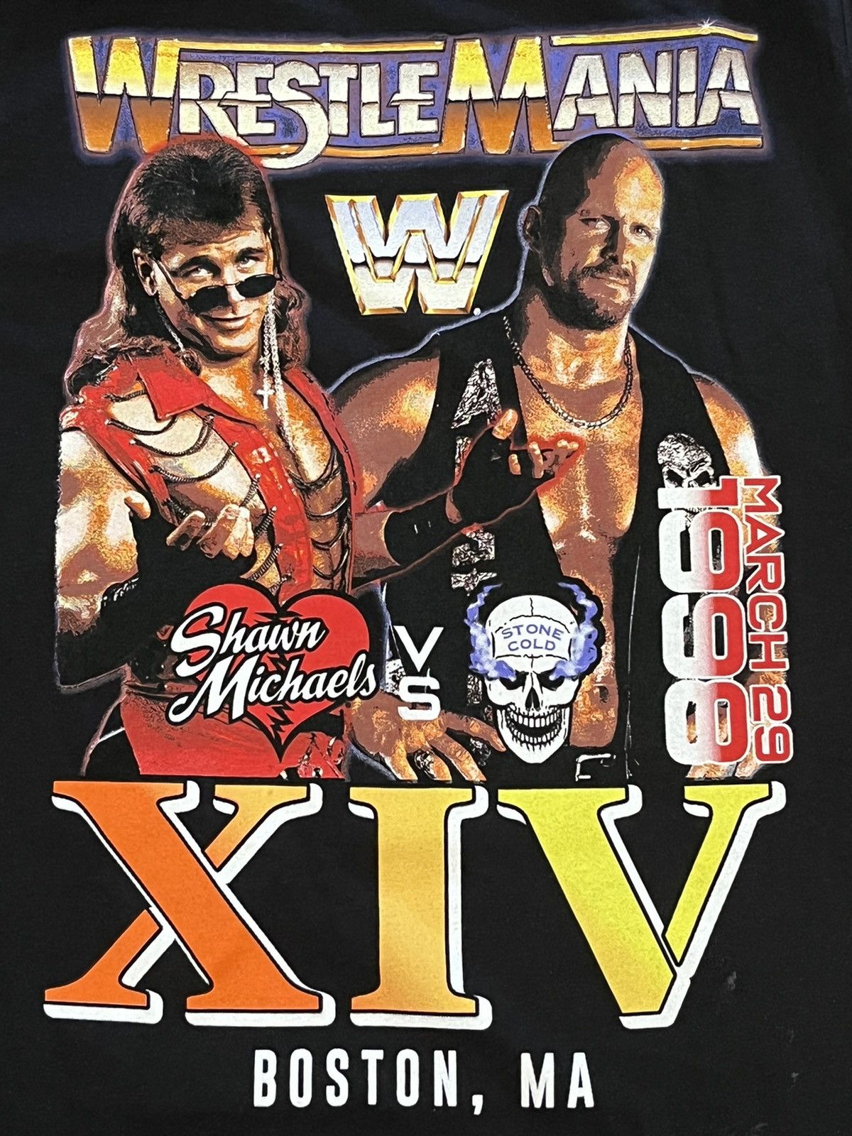 WWF WWF Wrestlemania XIV Black Tee Shirt Size Large Size US L / EU 52-54 / 3 - 2 Thumbnail