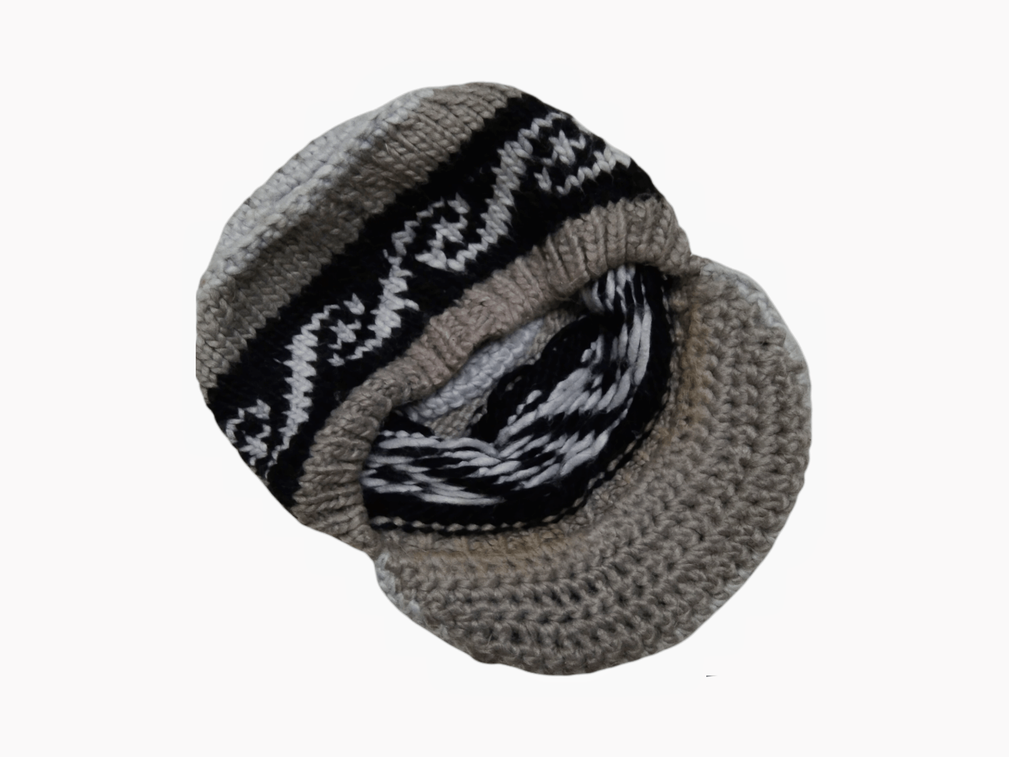 Global Work × Japanese Brand RARE GLOBAL WORK KNITTED BEANIE HAT Size ONE SIZE - 9 Thumbnail
