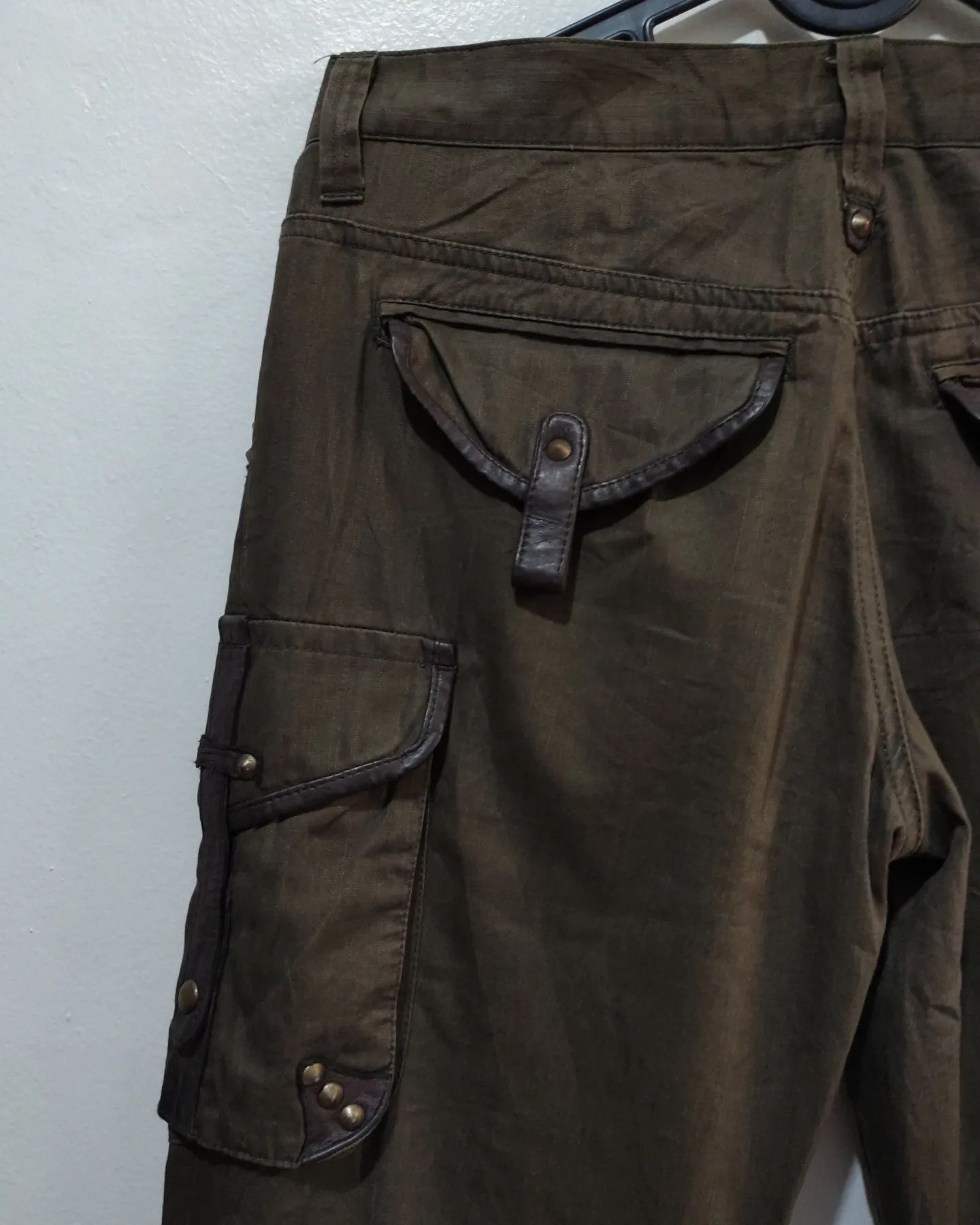 Japanese Brand × Tornado Mart × semanticdesign Semantig Design Cargo Parachute Side Pocket Pants Size US 34 / EU 50 - 6 Thumbnail