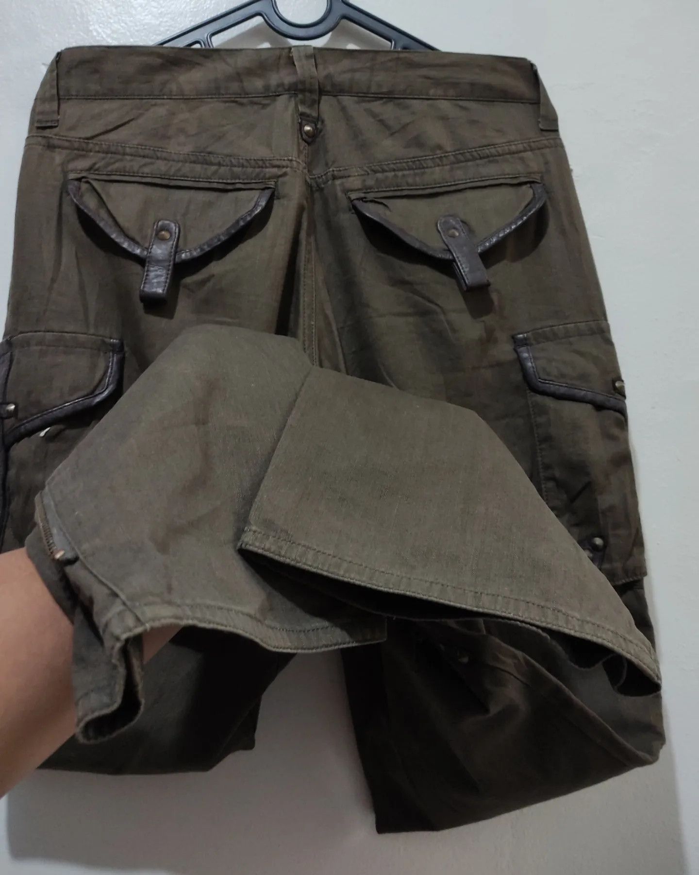 Japanese Brand × Tornado Mart × semanticdesign Semantig Design Cargo Parachute Side Pocket Pants Size US 34 / EU 50 - 9 Thumbnail
