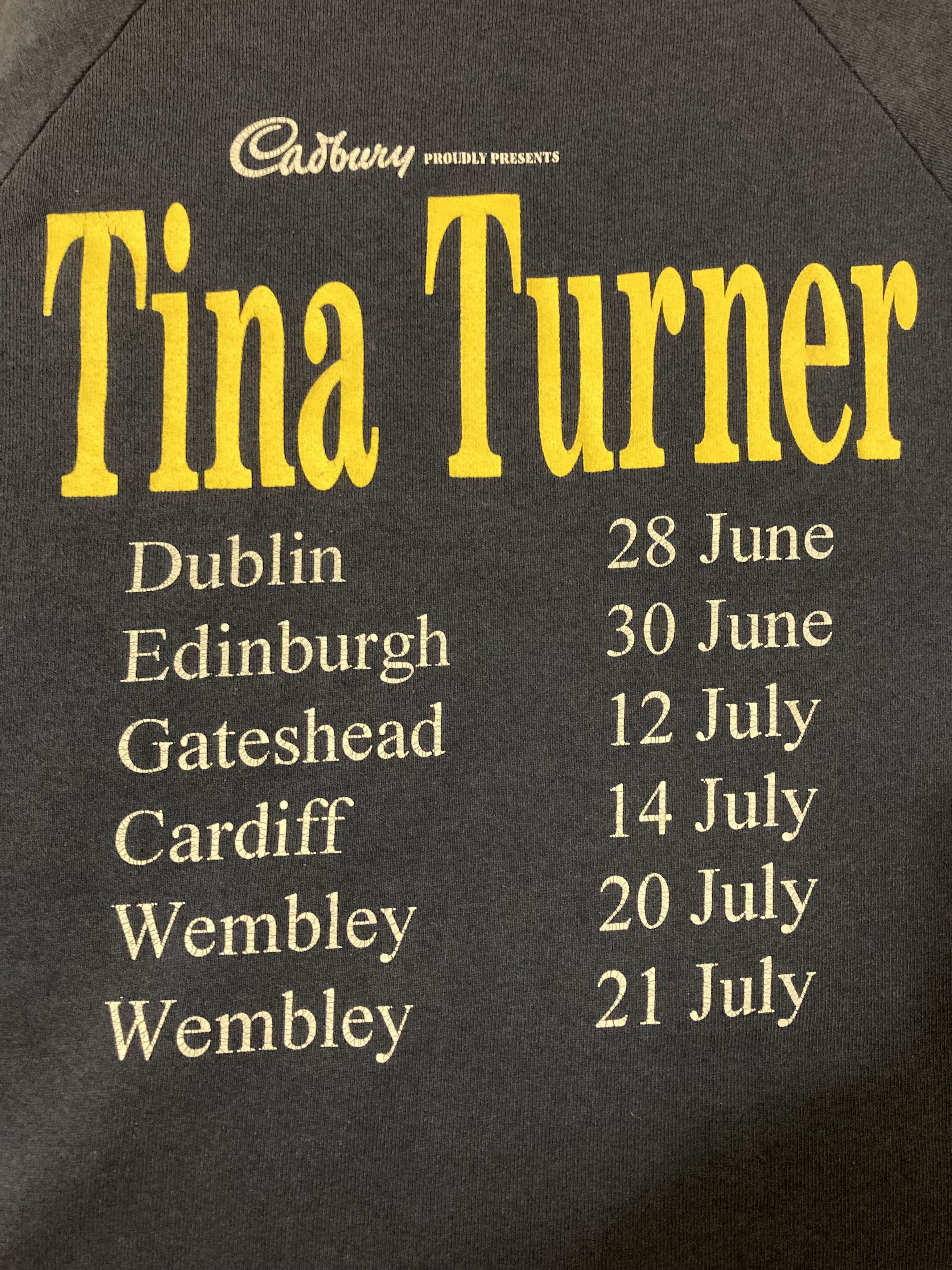 Band Tees × Vintage 1990’s TINA TURNER “Wildest Dreams 96 Tour” Size US XL / EU 56 / 4 - 4 Thumbnail