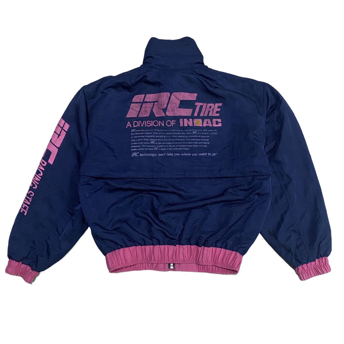 Sports Specialties Vintage IRC Tire Racing Staff Jacket Size US S / EU 44-46 / 1 - 1 Thumbnail