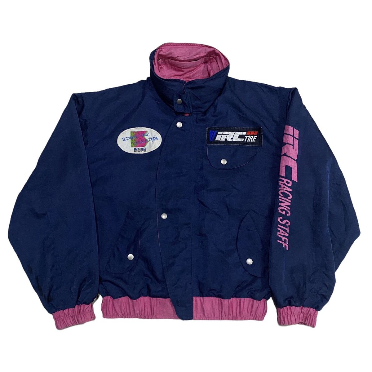 Sports Specialties Vintage IRC Tire Racing Staff Jacket Size US S / EU 44-46 / 1 - 4 Thumbnail