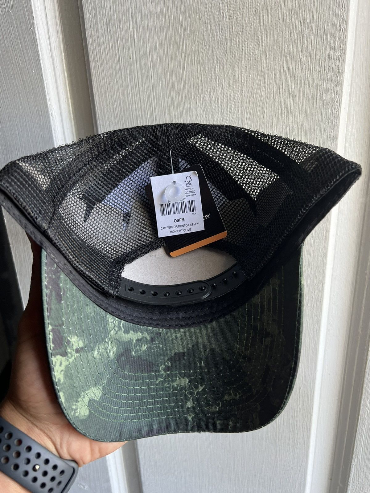 Cabelas Bass pro shops hat cammo trucker hat Size ONE SIZE - 2 Thumbnail