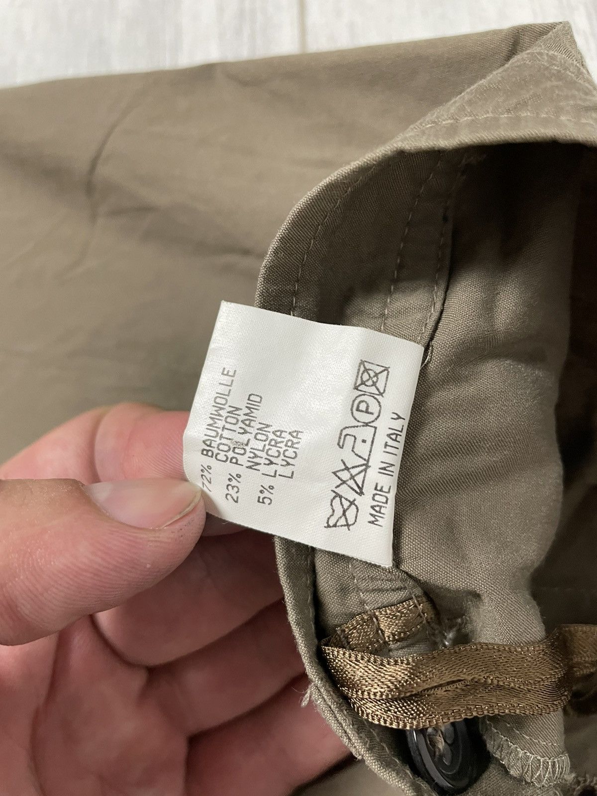 Jil Sander Jil Sander Olive Nylon Women's Pants Size 29" - 15 Thumbnail