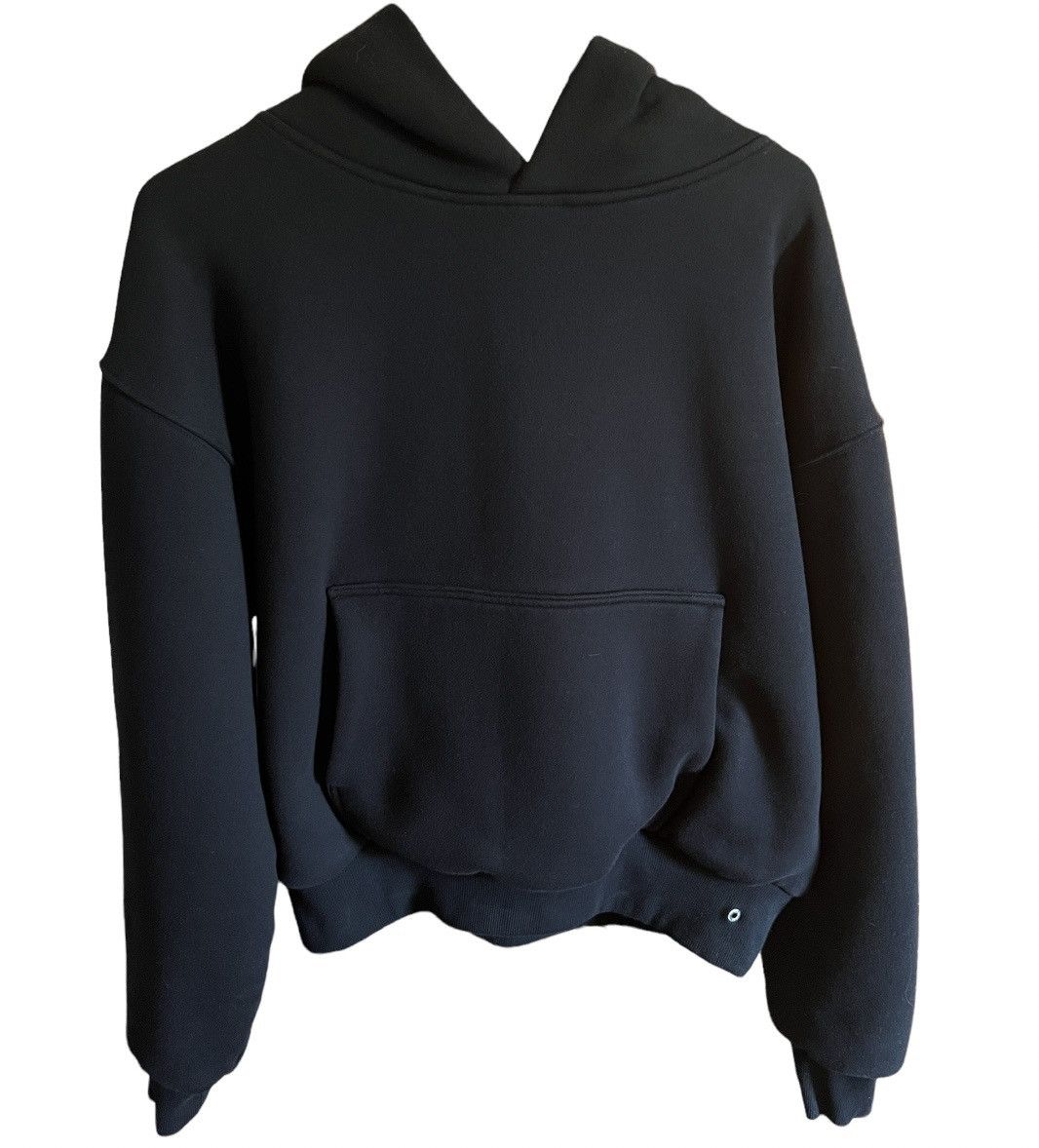 Japanese Brand SHADYBLANKS BLANK BLACK DOUBLE LAYERED HOODIE Size US M / EU 48-50 / 2 - 1 Thumbnail