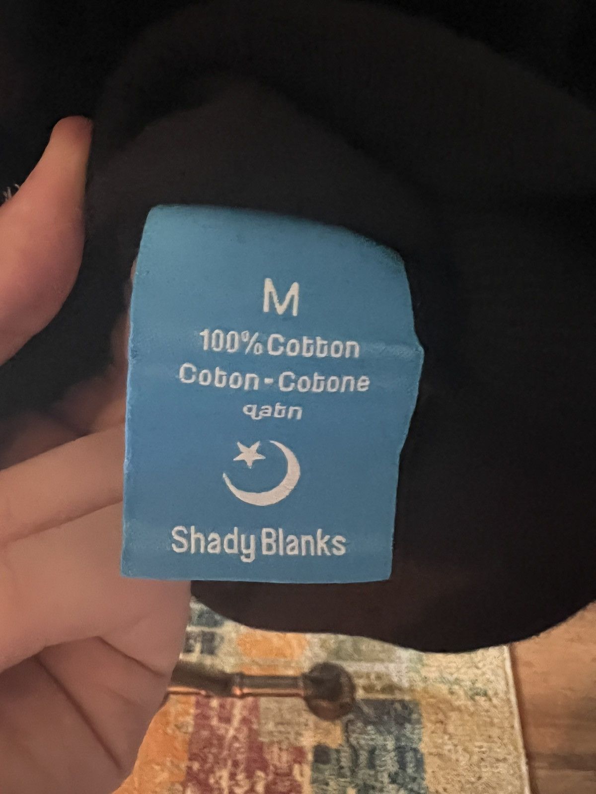 Japanese Brand SHADYBLANKS BLANK BLACK DOUBLE LAYERED HOODIE Size US M / EU 48-50 / 2 - 3 Thumbnail