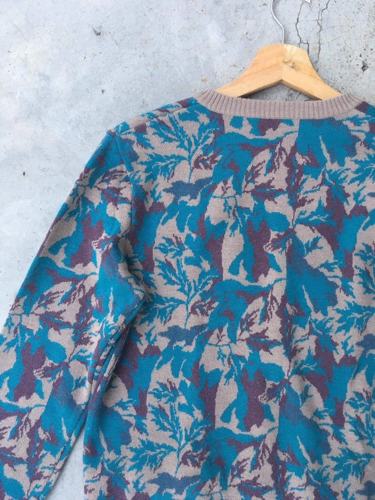 Aran Isles Knitwear × Designer 📌Cardigan Luxury Fully Printed Pullover Knitted Pattern Size US S / EU 44-46 / 1 - 10 Thumbnail