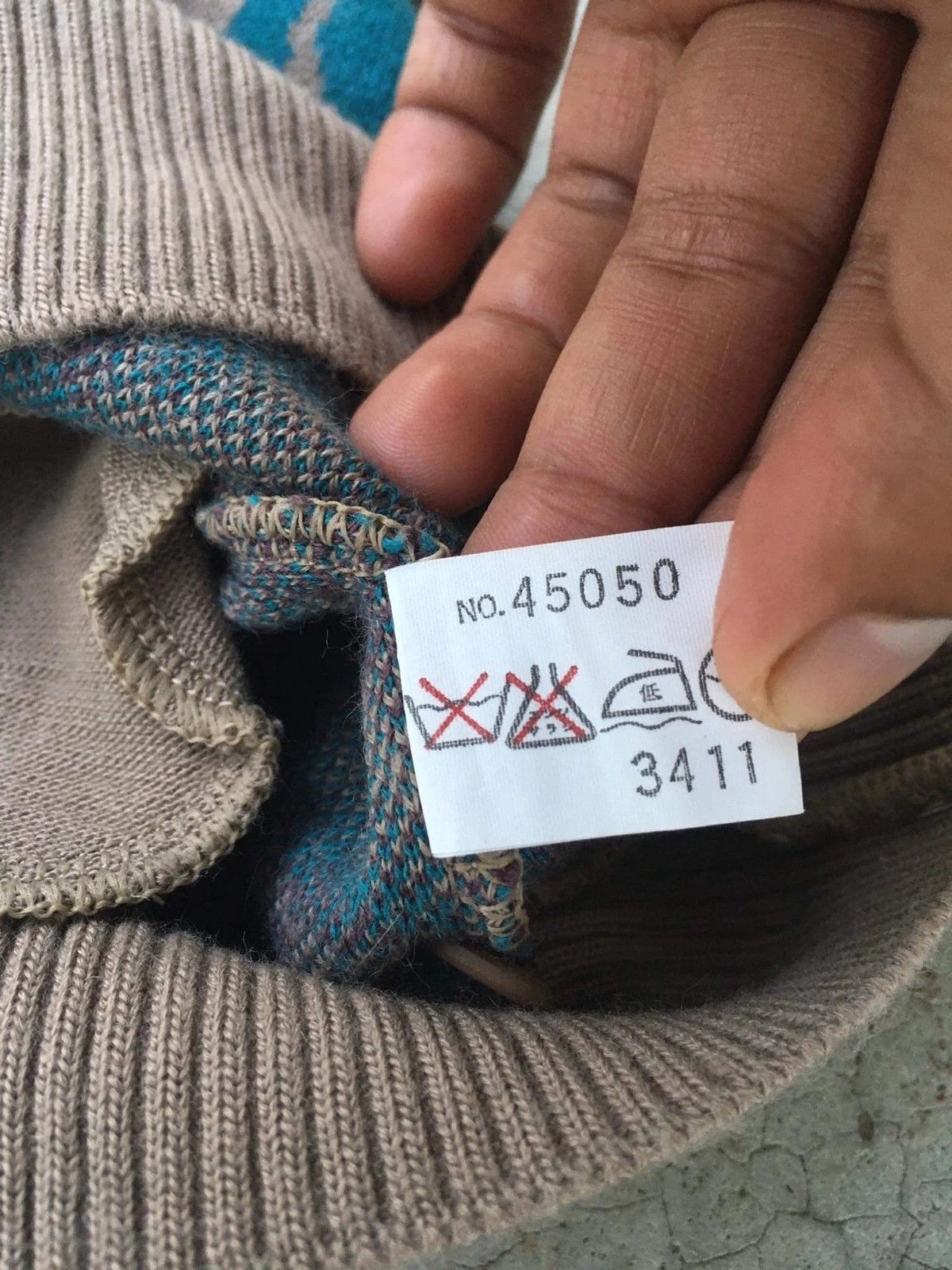 Aran Isles Knitwear × Designer 📌Cardigan Luxury Fully Printed Pullover Knitted Pattern Size US S / EU 44-46 / 1 - 8 Thumbnail