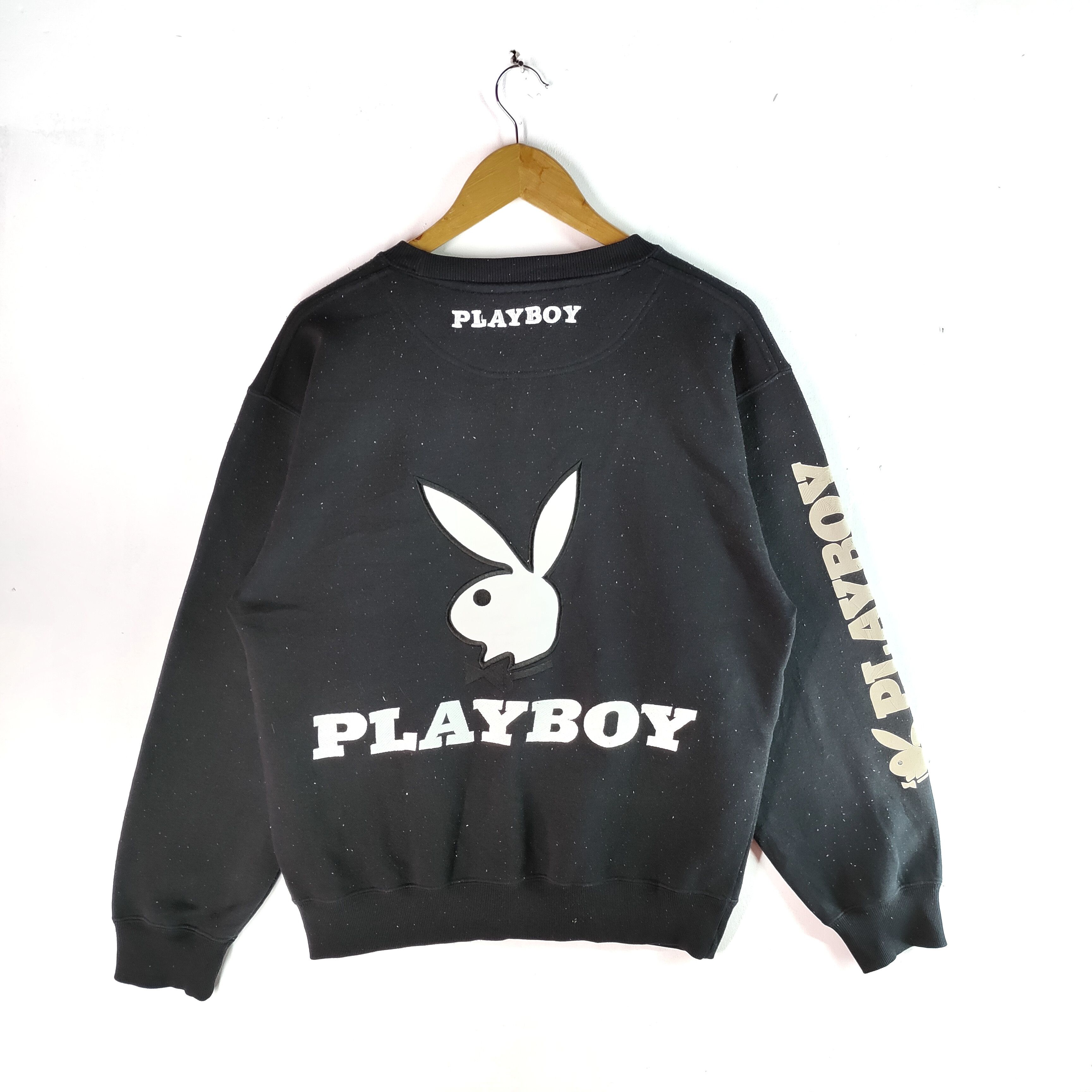 Playboy PLAYBOY Big Embroidery Logo Spell Out Fit Lsize Sweatshirt Size US L / EU 52-54 / 3 - 1 Thumbnail