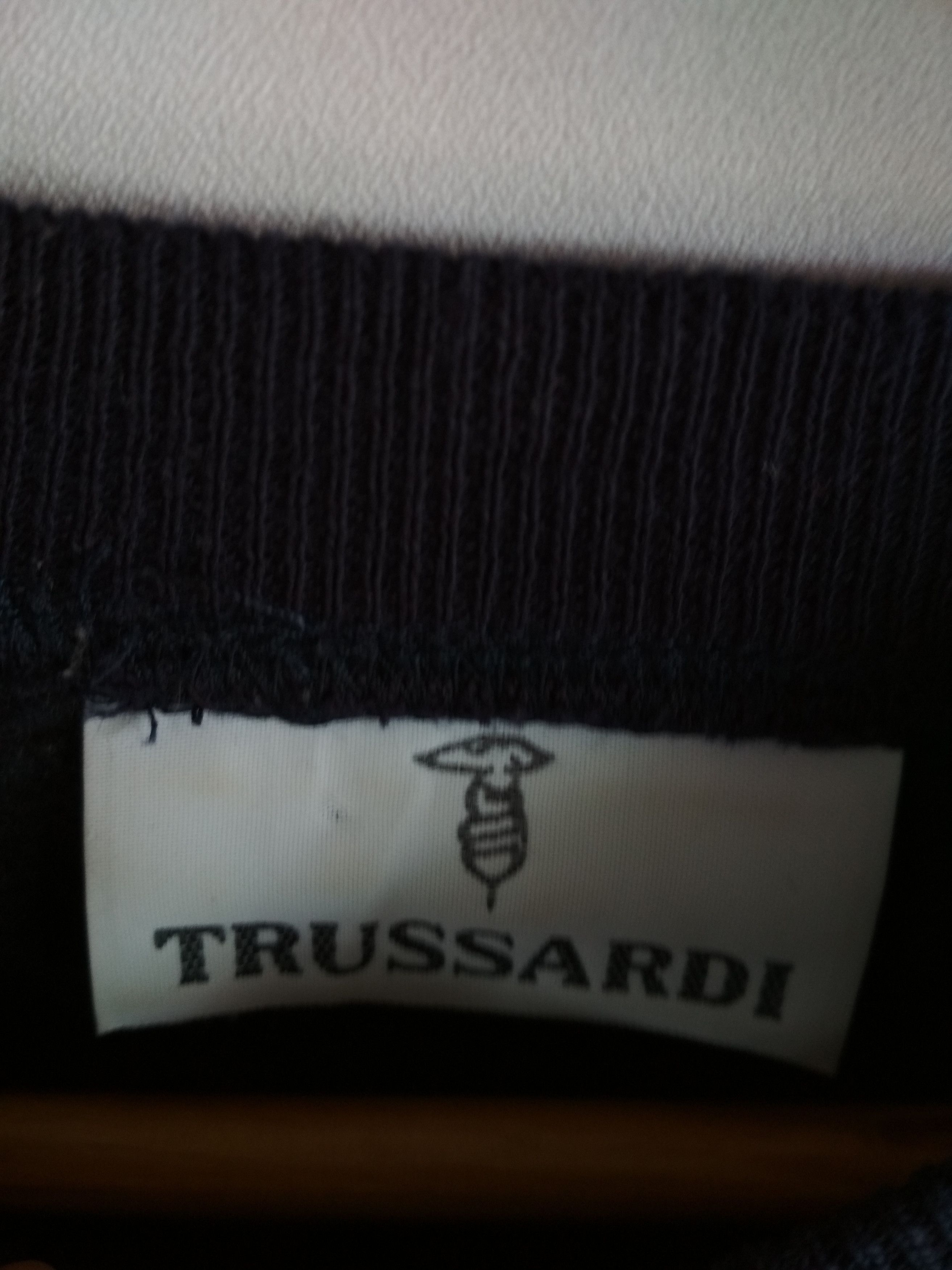 Trussardi VINTAGE TRUSSARDI MADE IN ITALY BIG SPELL OUT SWEATSHIRT Size US L / EU 52-54 / 3 - 3 Thumbnail