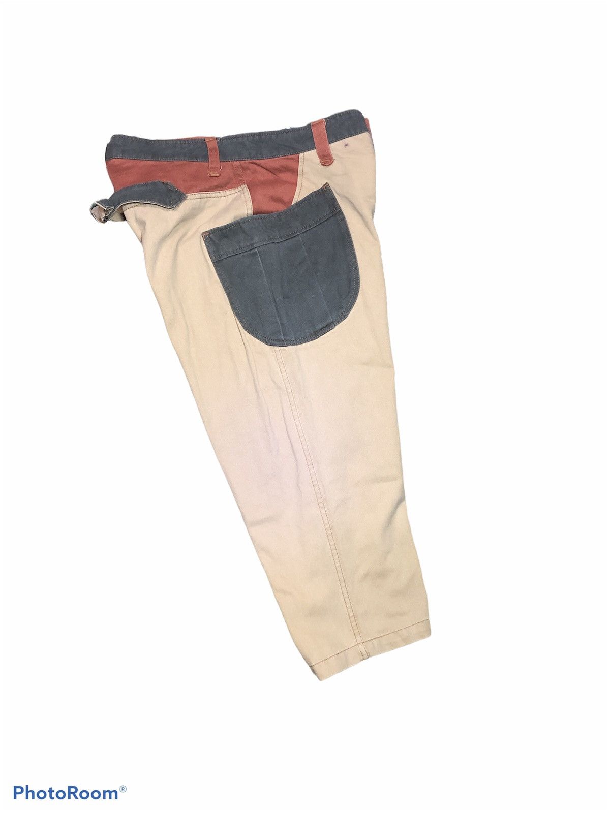Japanese Brand CUBE SUGAR COLOUR BLOCK 3 QUARTER PANT Size US 30 / EU 46 - 6 Thumbnail